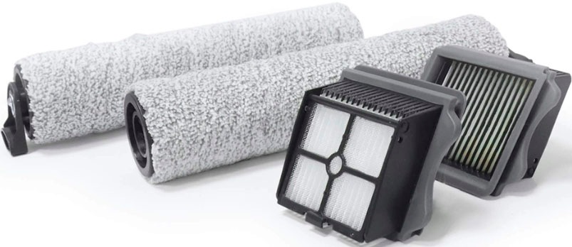 Tineco Filter-Set »Zubehör-Set für Tineco S3 Extreme, iFloor Breeze, iFloor 3 Plus«, (4 tlg., 2x HEPA Filter, 2x Bürstenrolle), Filter-Set und Ersatzbürsten
