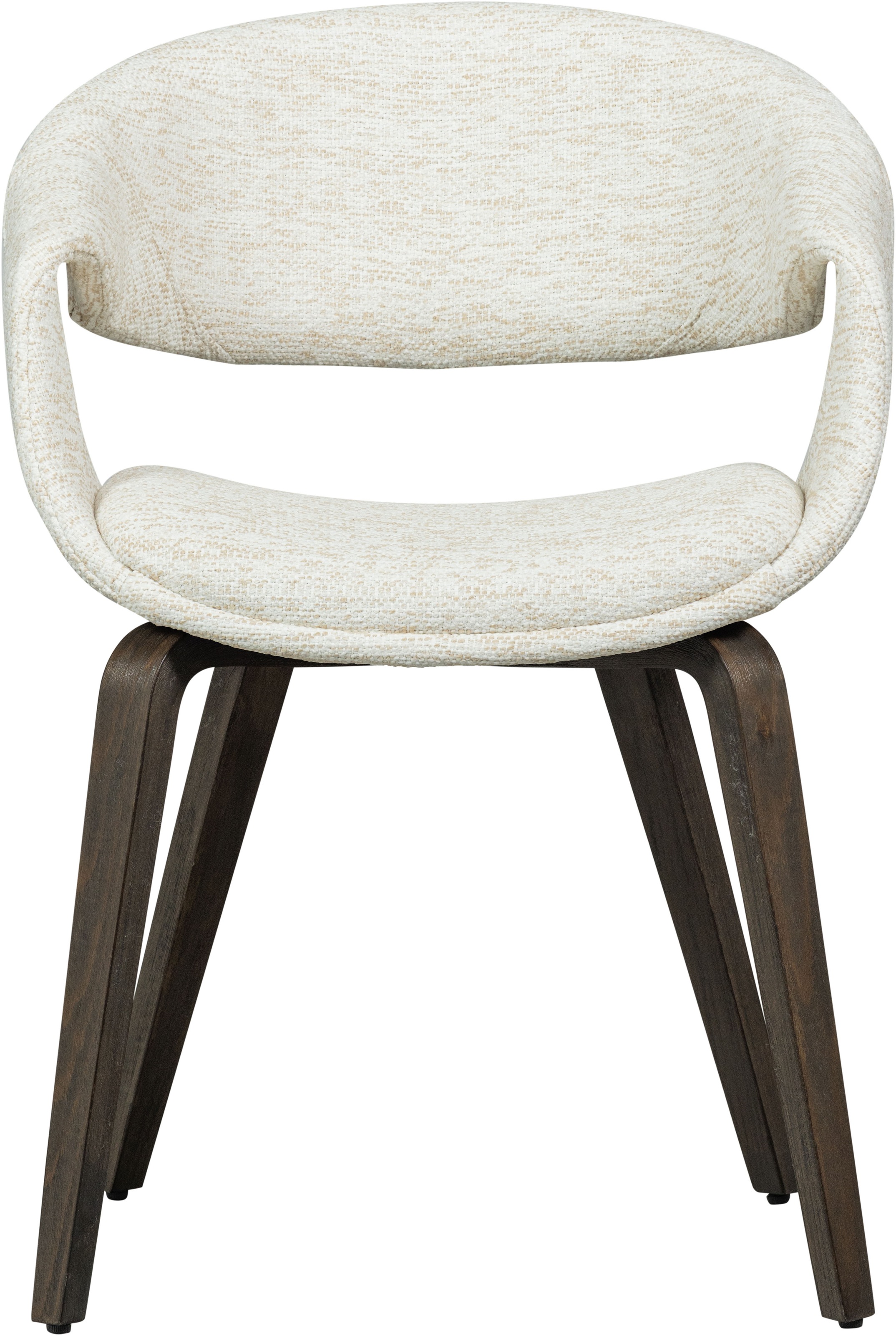 WOOOD Esszimmerstuhl »Yossi mit Gewebtem Bezug und Holzgestell B57 x T57 x H78 cm (2er-Set)« (Set) 2 Stk.Maximale Verschleißfestigkeit, Pfleiglicht, Tragkraft 136 kg