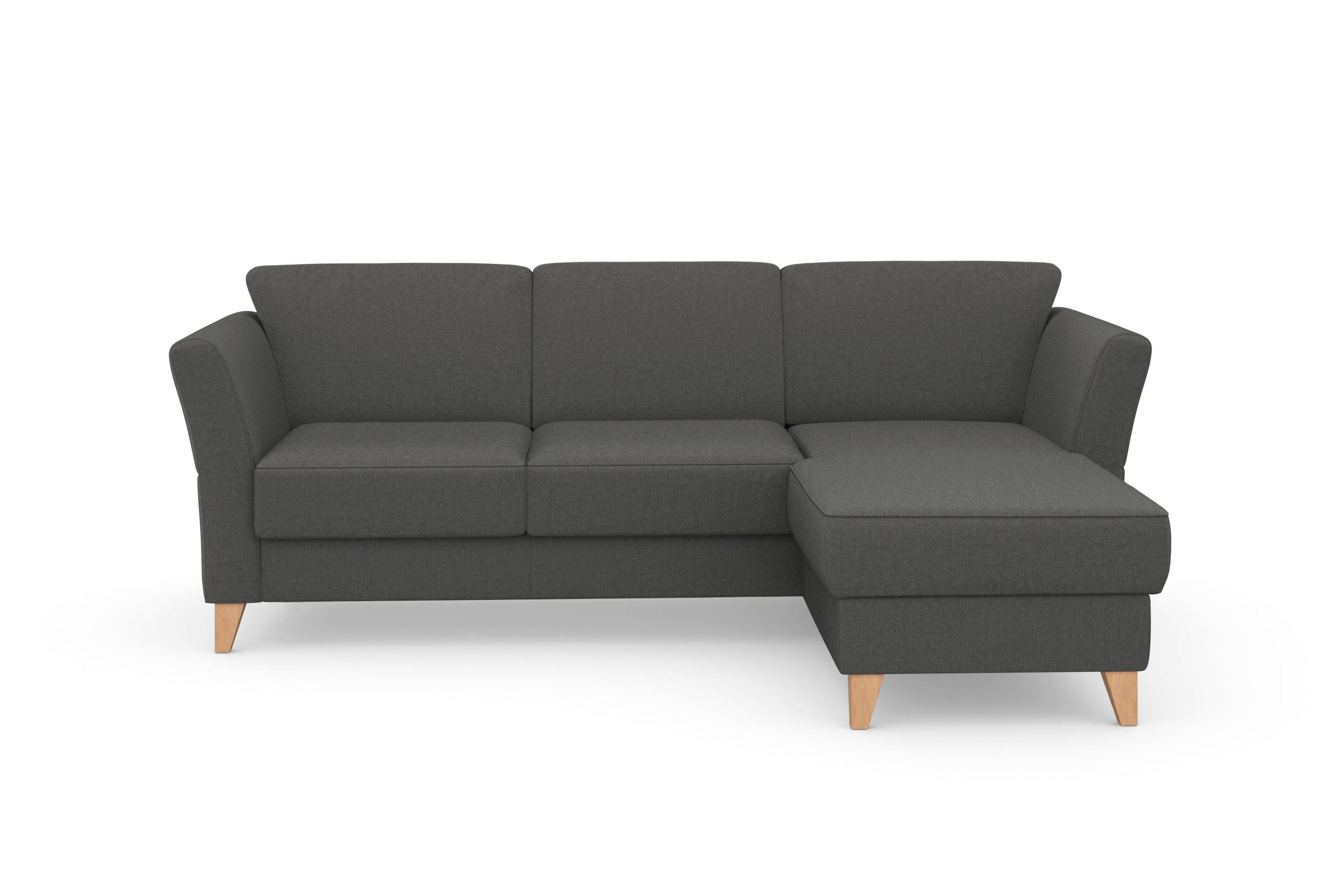 sit&more Ecksofa »Visby L-Form«, Wahlweise mit Bettfunktion und Bettkasten, günstig online kaufen