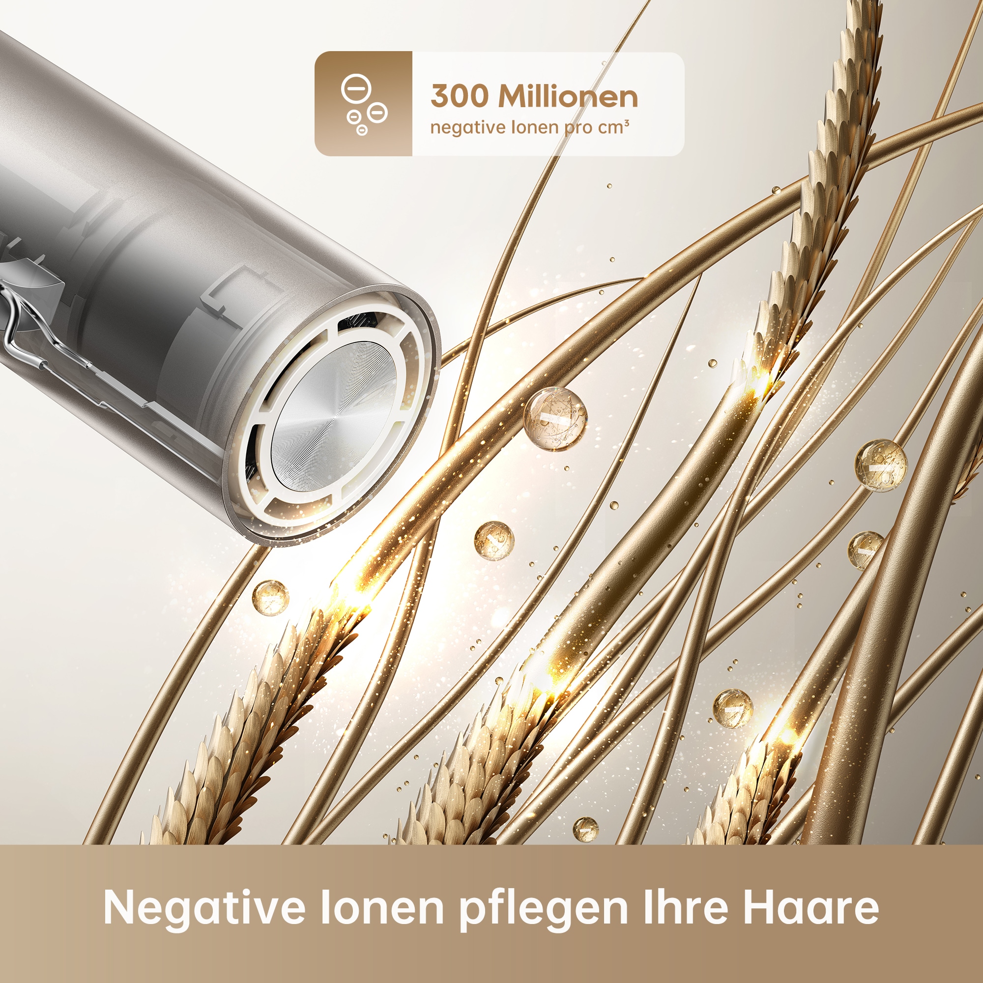 Dreame Haartrockner »Pocket Neo 2« 1.300 W 3 Aufsätze