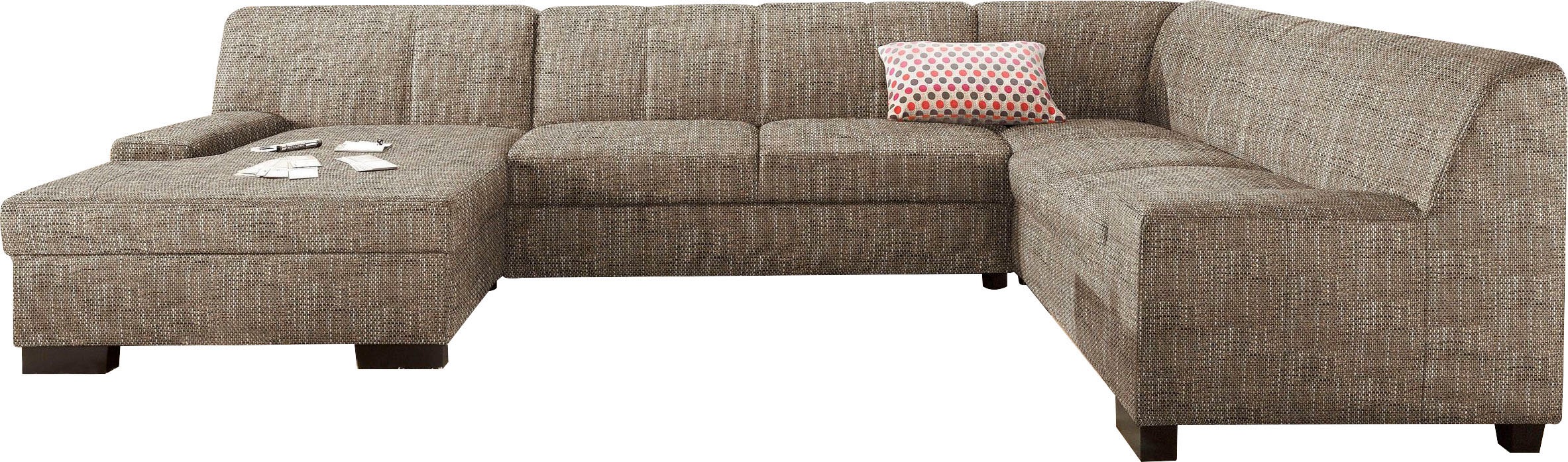 DOMO collection Wohnlandschaft »Norma Top, elegant und modern, flache Armle günstig online kaufen