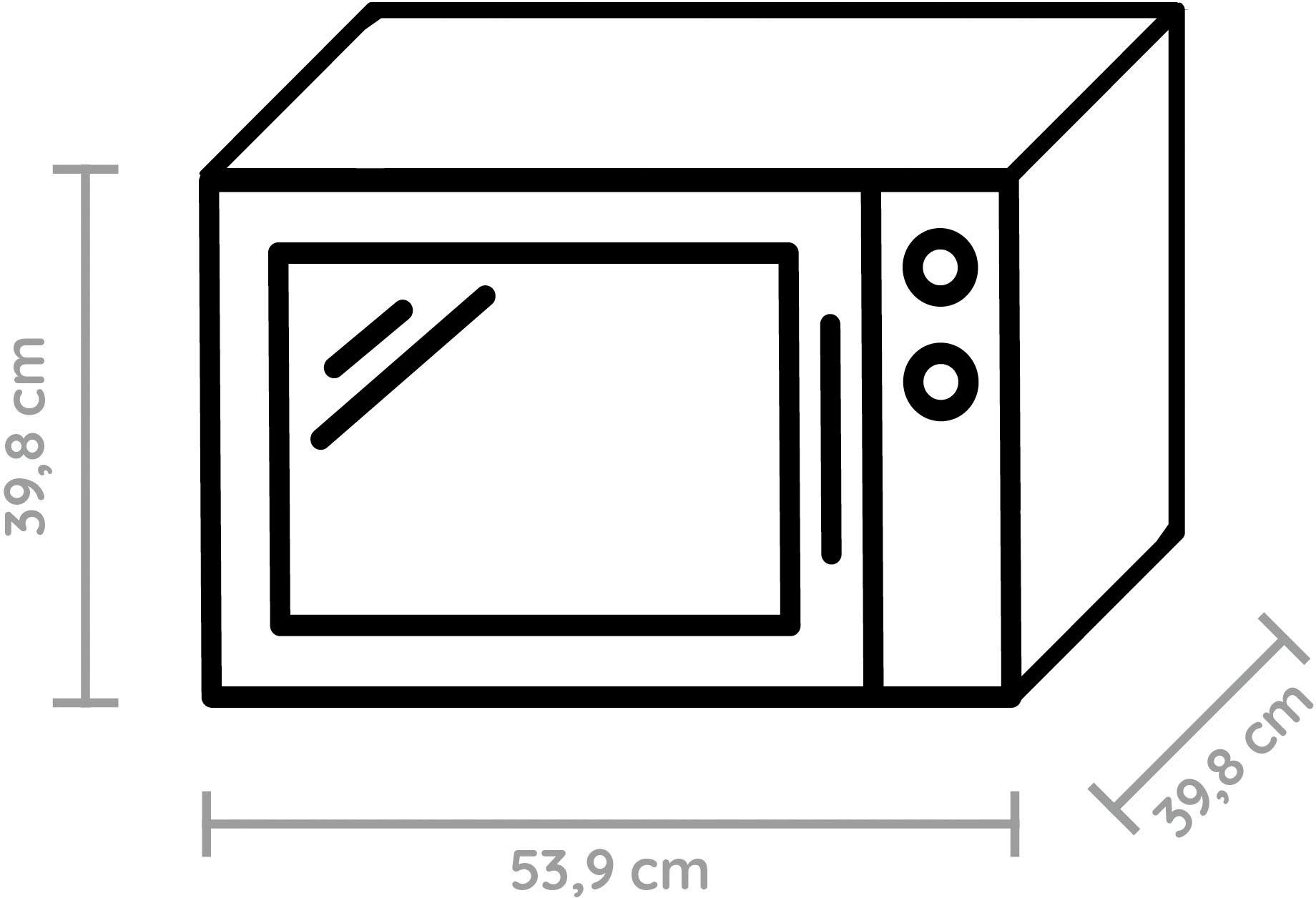 BAUKNECHT Mikrowelle »MW 304 M« Grill 900 W Mit Dampfgarfunktion, Grill und Automatikprogrammen