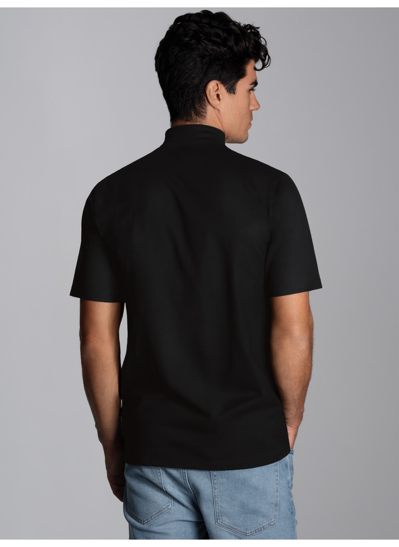 Trigema T-Shirt »TRIGEMA T-Shirt mit Stehkragen«, (1 tlg.)