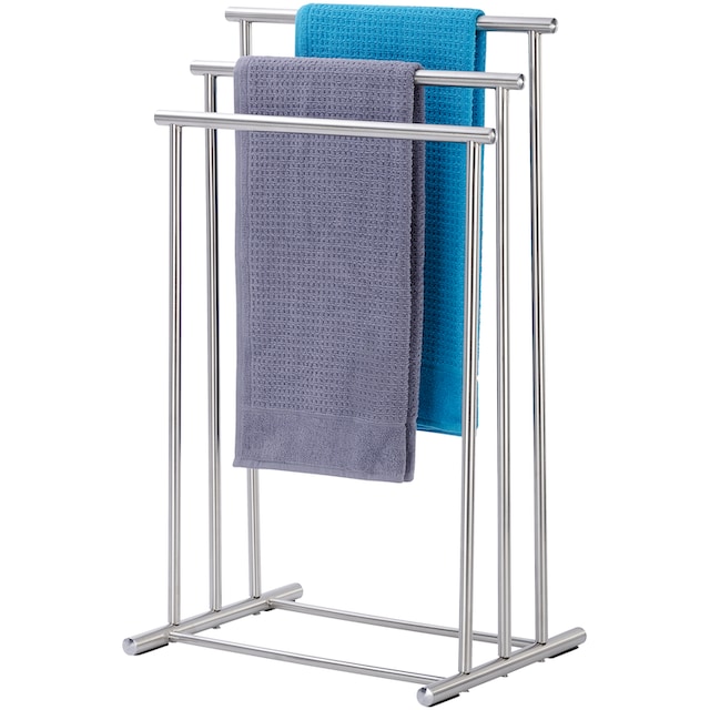 WENKO Handtuchständer »Lioni«, Drei Stangen in stufenförmiger Anordnung  bieten viel Platz für Handtücher oder Kleidungsstücke auf Raten bestellen