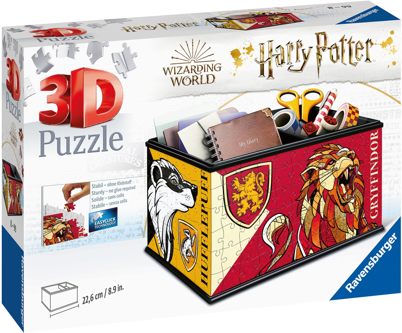 Ravensburger 3D-Puzzle »Aufbewahrungsbox Harry Potter«, FSC® - schützt Wald - weltweit; Made in Europe