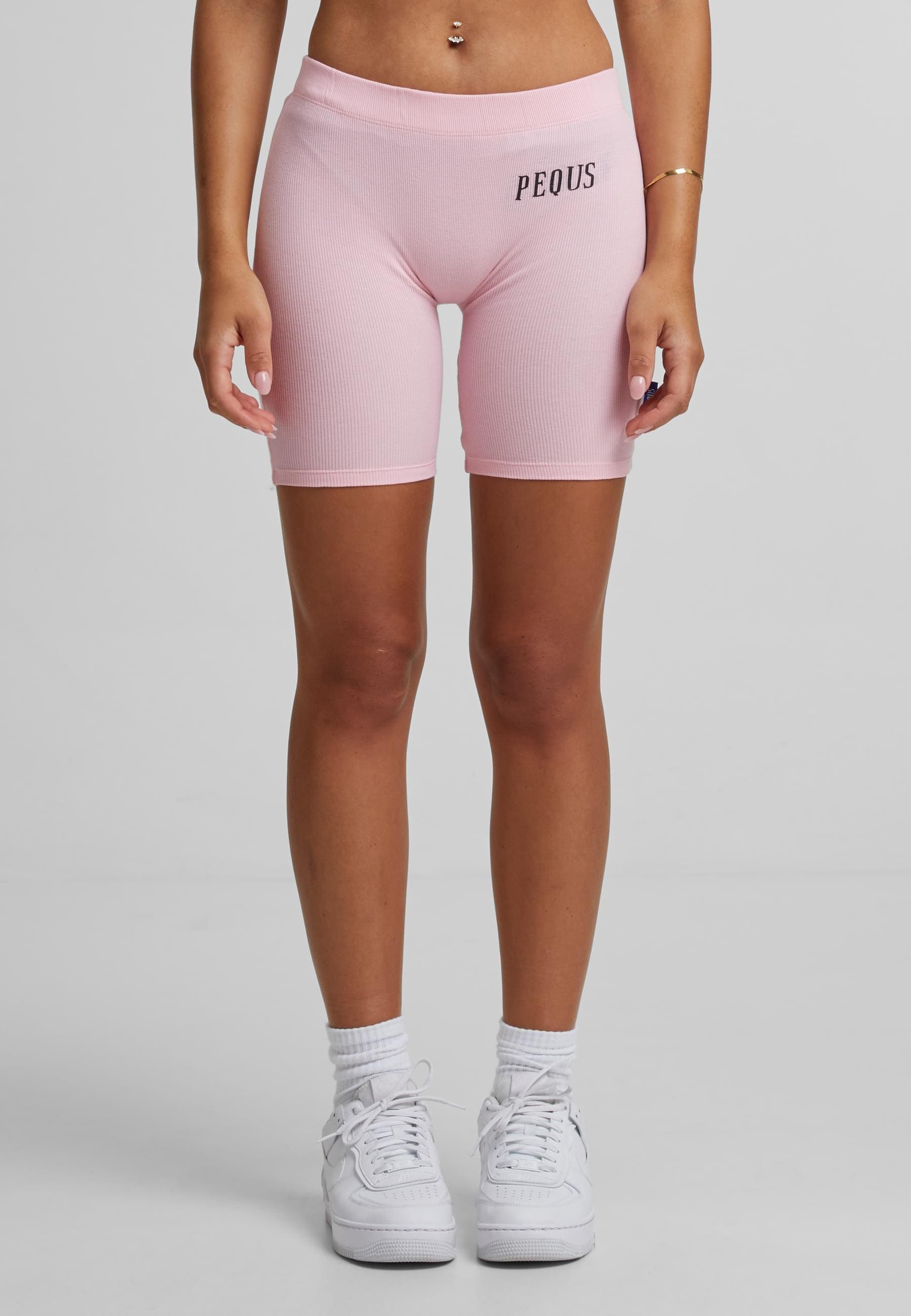 PEQUS Radlerhose »PEQUS PEQUS Logo Biker Shorts rosa«