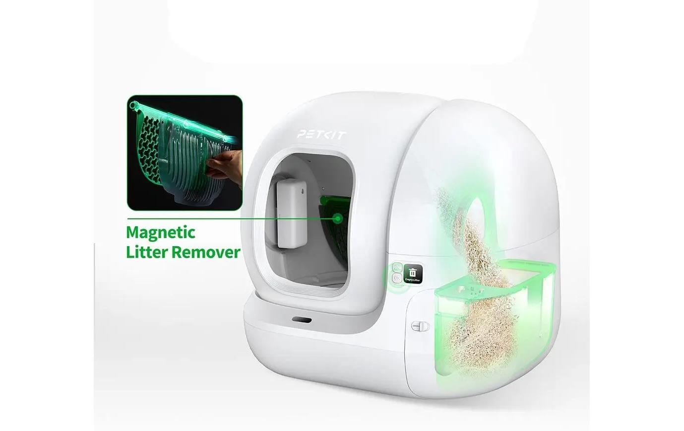 PETKIT Katzentoilette »Magnetischer Reiniger von feinkörniger Katzenstreu«