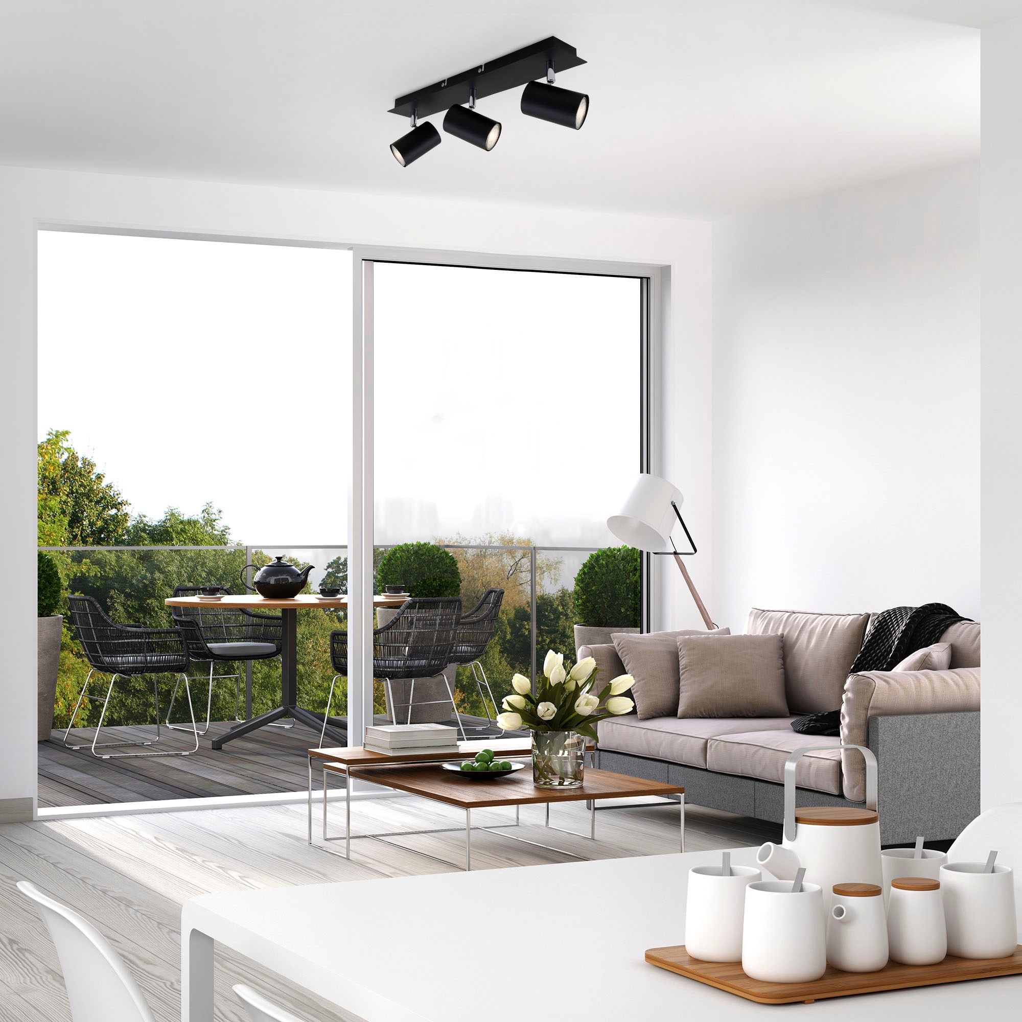 Briloner Leuchten LED Deckenspots »2857035 Run«, Leuchtmittel GU10   ohne L günstig online kaufen