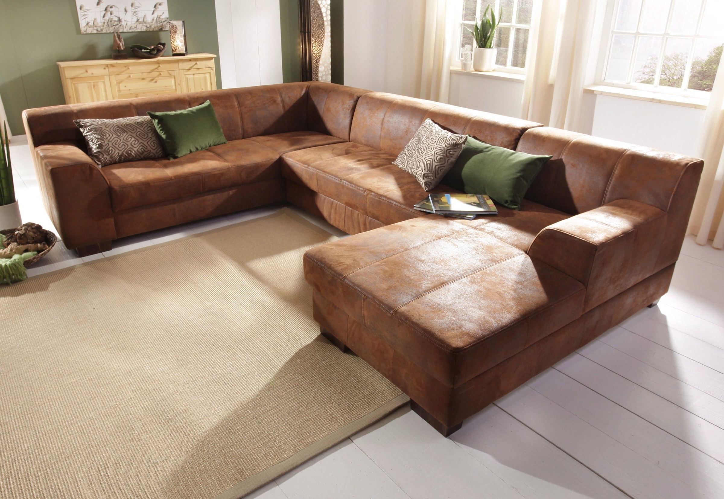 Home affaire Wohnlandschaft »Falk klare Linien, zeitlos und komfortabel, U- günstig online kaufen