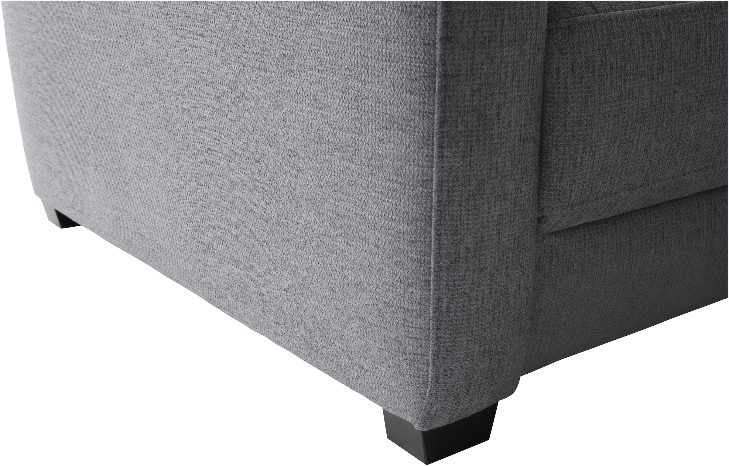 Mr. Couch Ecksofa »Pierre, L-Form mit Taschenfederkern«, mit DuraSpring-Taschenfederkern bis 140 kg belastbar