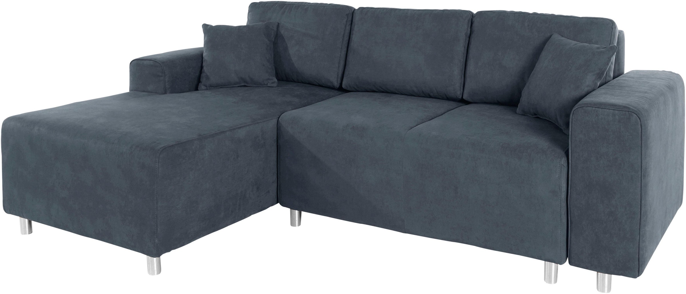 Guido Maria Kretschmer Home&Living Ecksofa »Györ«, L-Form, wahlweise mit Bettfunktion und Bettkasten incl. 2 Zierkissen
