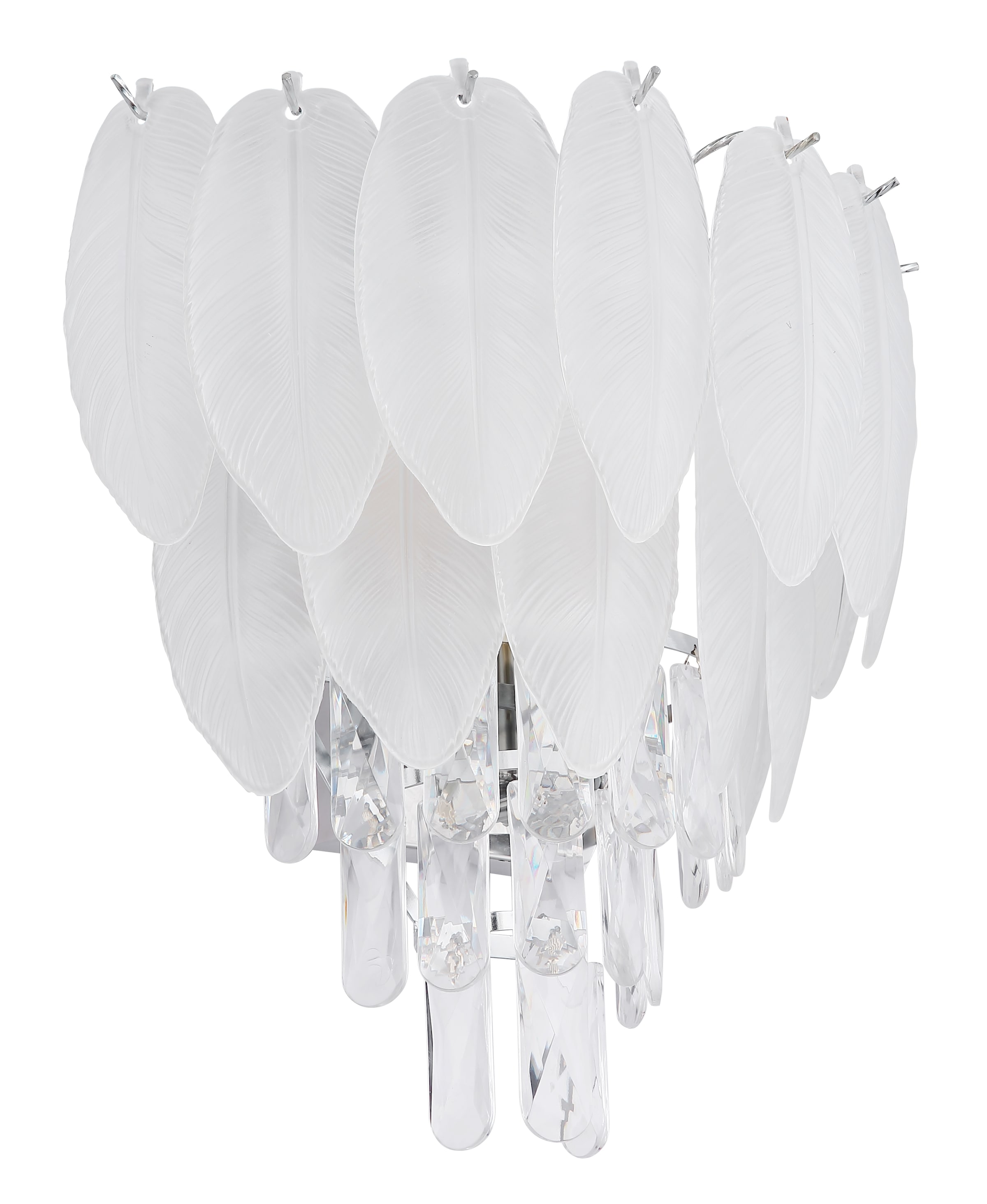 GLOBO LIGHTING Wandleuchte »DALTON« E14 1 Stk. Wandlampe/Metall/Kristalle/Glas rauchfarben/elegant/Wohnzimmer/Flur