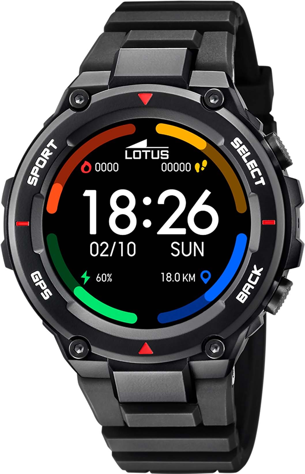 Smartwatch »50024/4«, (Armbanduhr, Herrenuhr, Edelstahlarmband, Schrittzähler, digital)