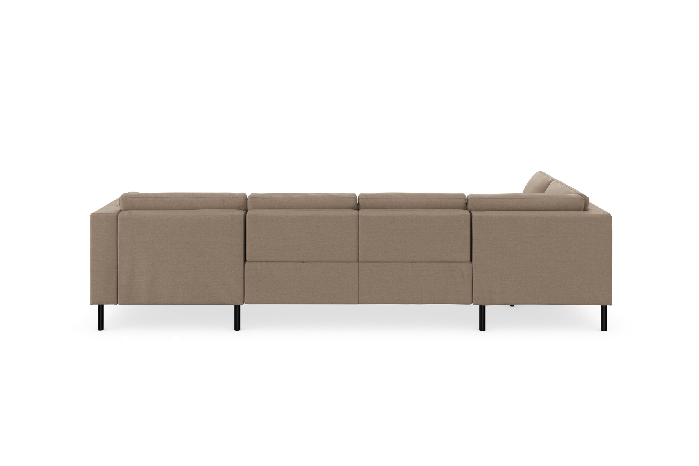 sit&more Wohnlandschaft »Lindholm U-Form«, mit Sitztiefenverstellung und Federkern