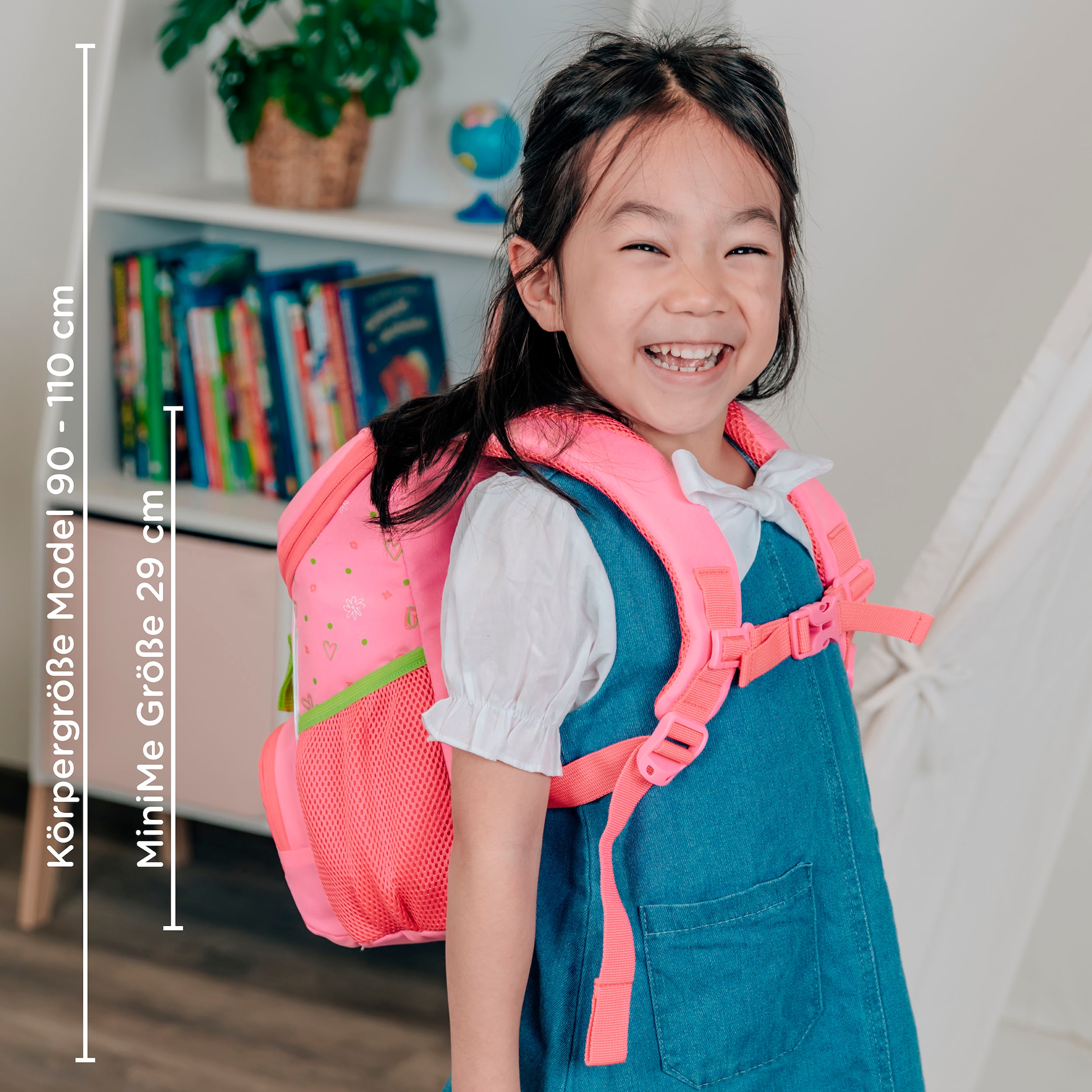 Scooli Kinderrucksack »Mini-Me, Polly Pony«, Reflektoren