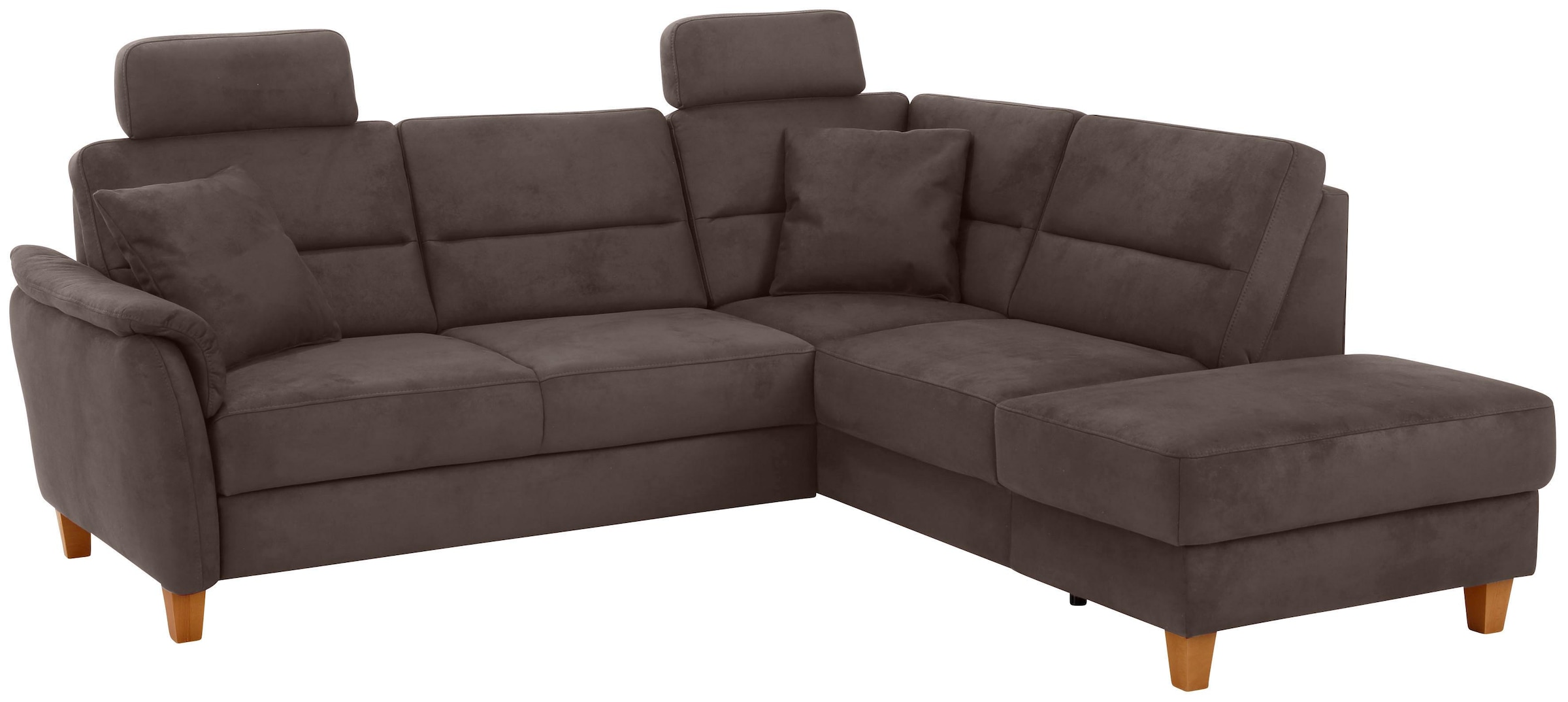Home affaire Ecksofa »Palmera L-Form«, Federkern, wahlweise mit Bettfunktion und mit/ohne Stauraum