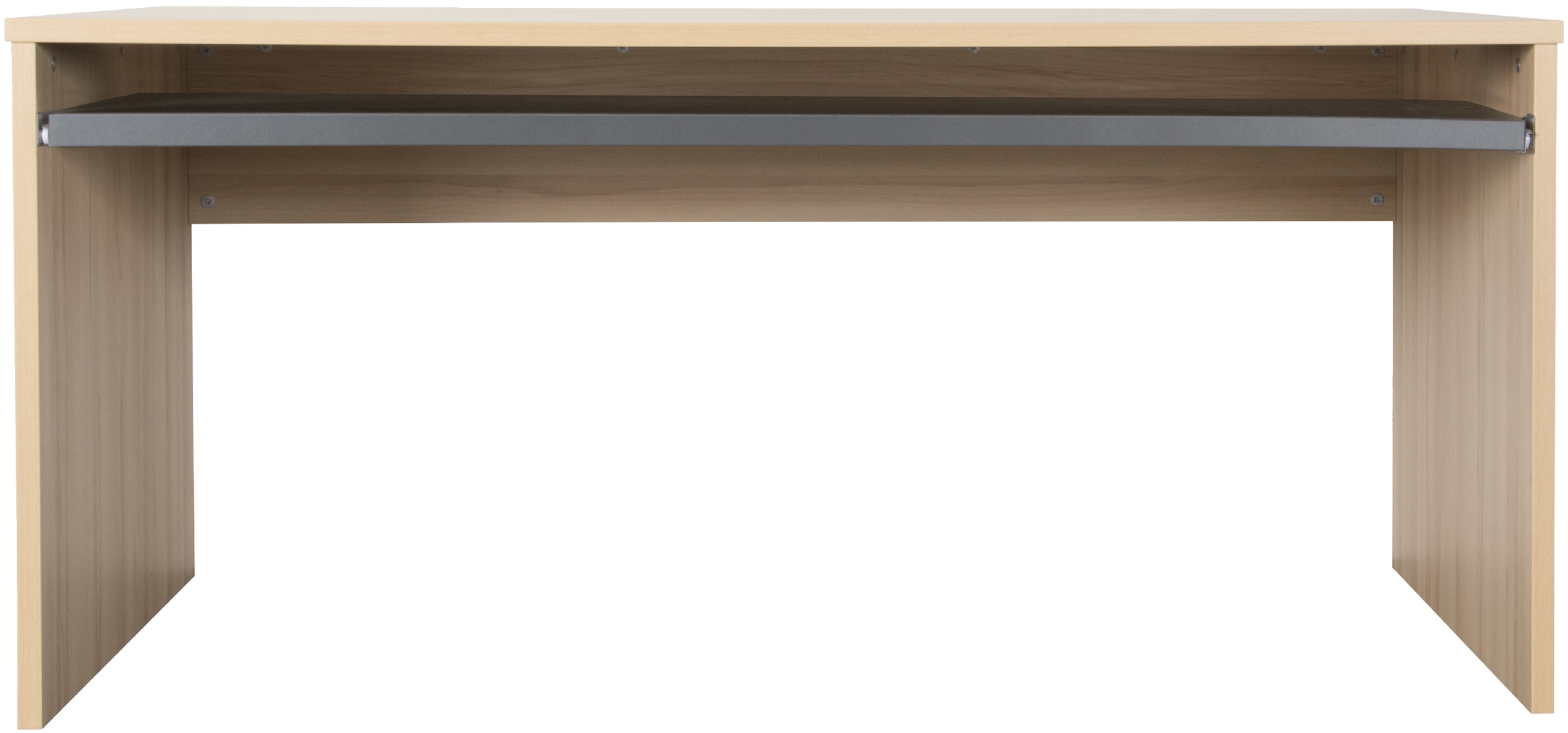 VOGL Möbelfabrik Schreibtisch »Barrie«, 2-farbiger Tablarauszug, Breite 137 cm, Made in Germany