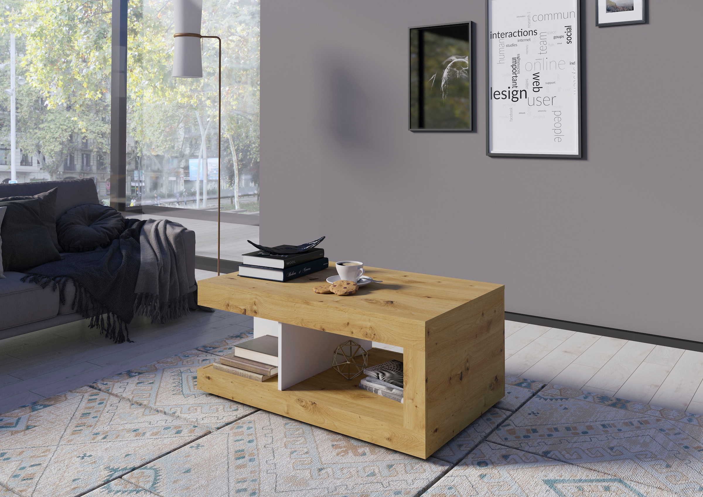 Home affaire Couchtisch »Luci« Breite 104 cm