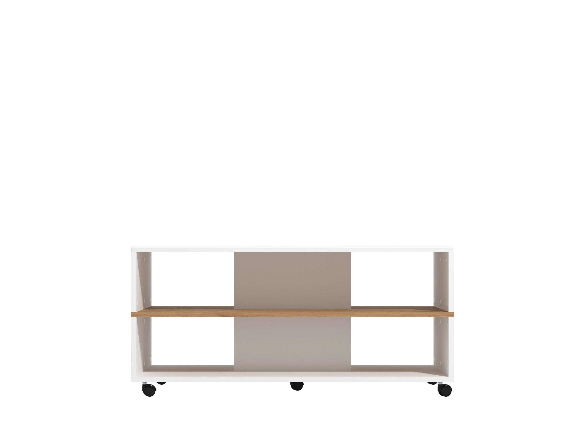 Home affaire Couchtisch »Savio Kaffeetisch, 101 cm, in trendigen Farben, modern«, mit Ablage, rechteckig, Artisan Eiche, ideal fuer kleine Räume