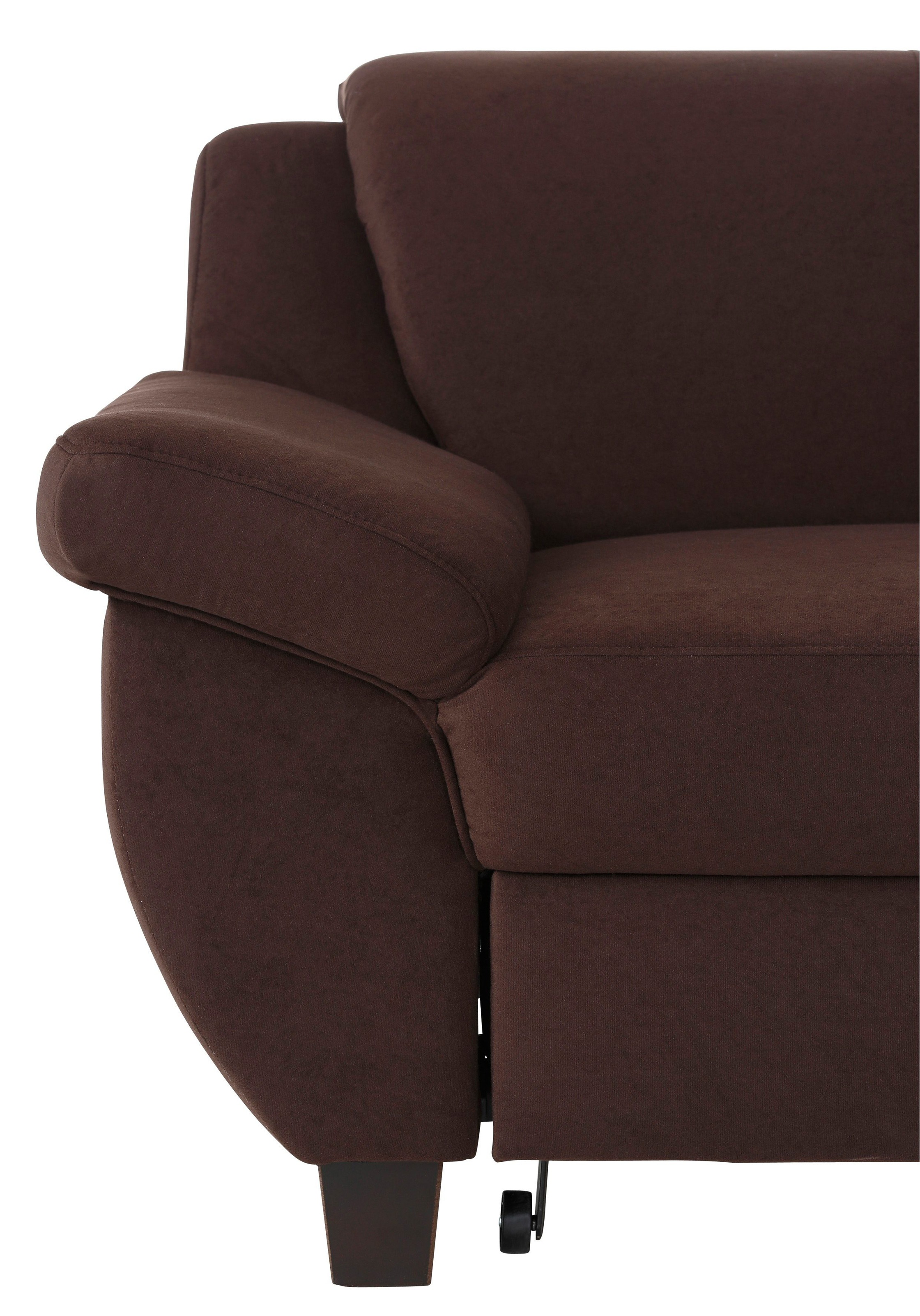 Home affaire Ecksofa »Yesterday zeitlos und elegant, bequeme Armlehnen, L-Form«, wahlweise mit Bettfunktion, auch in Cord