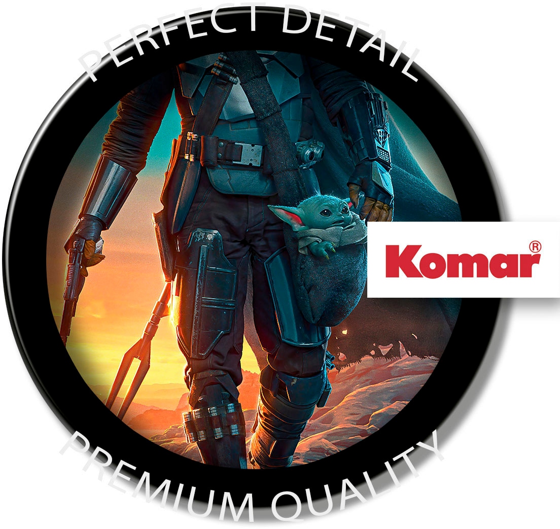 Komar Fototapete »Digitaldruck Vlies - The Mandalorian Gunslingers - Größe 200 x 250 cm«, bedruckt, Kinderzimmer