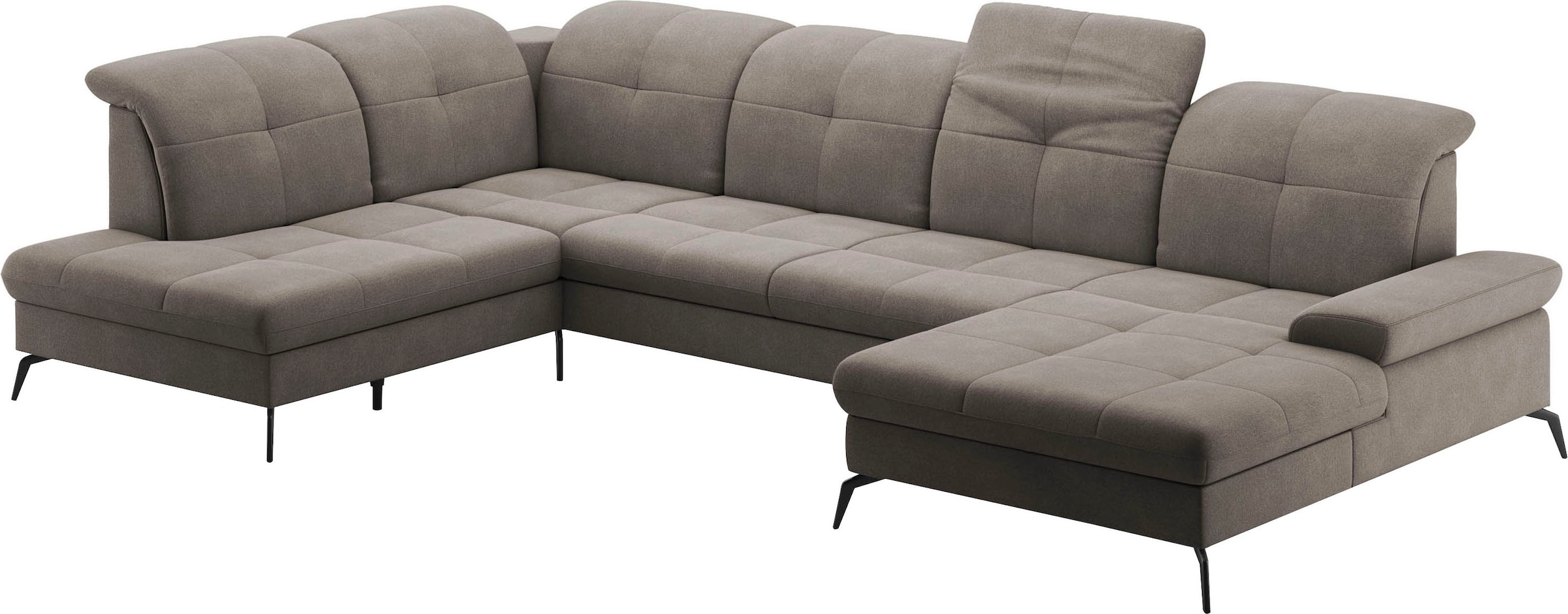 sit&more Wohnlandschaft »Amica«, wahlweise mit Kopfteilverstellung, Bettfunktion und Bettkasten