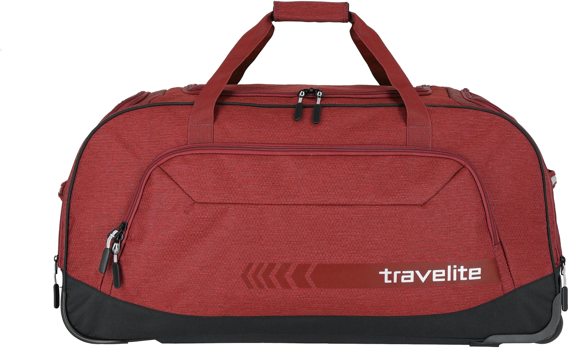 travelite Weichgepäck-Trolley »KICK OFF, verschiedene Größen und Farben«, 2 Rollen, Reisetasche Reisegepäck Reisekoffer Trolley Freizeittasche