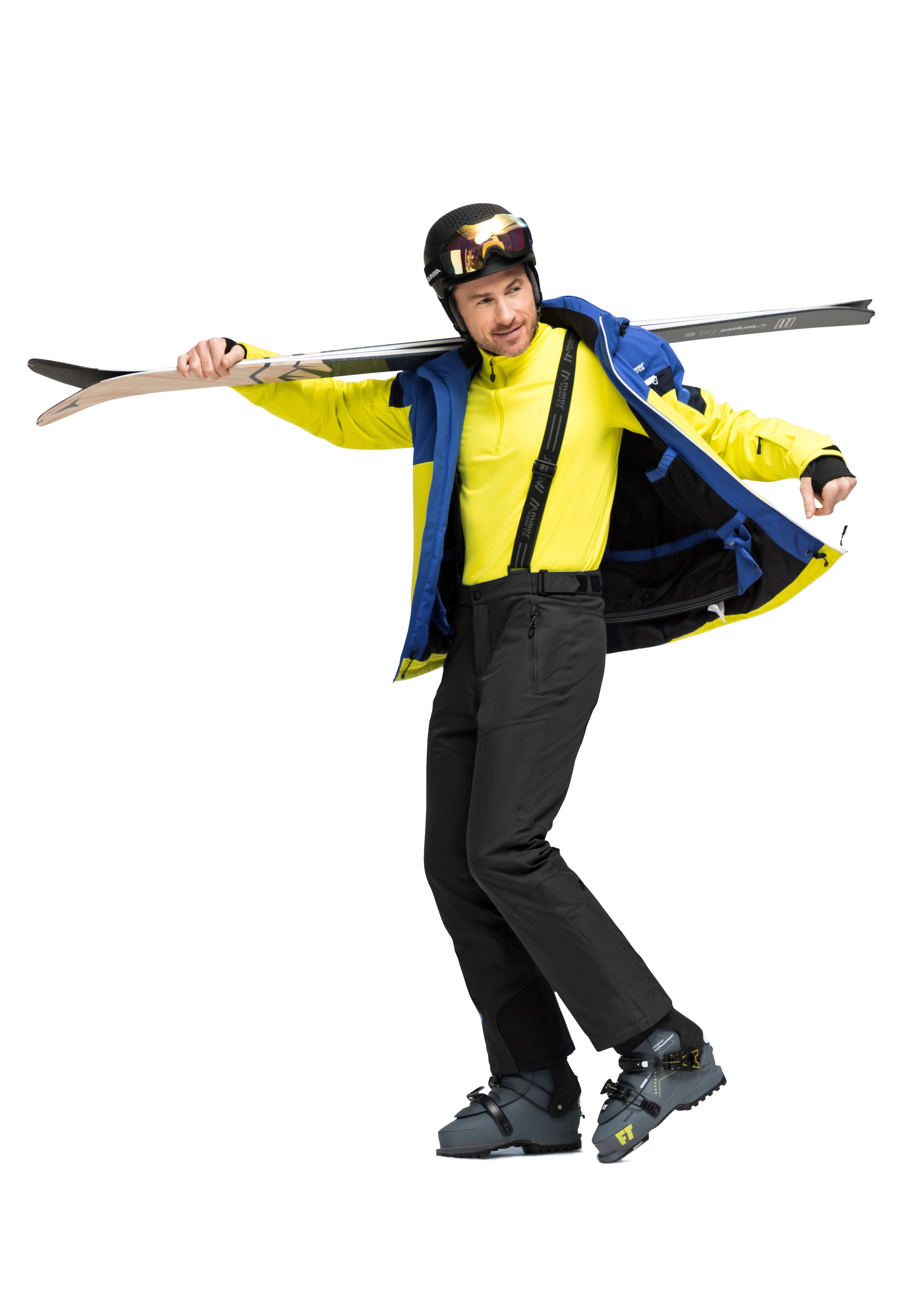Maier Sports Skihose »Anton 2«  Herren Schneehose mit Hosenträgern, wind/wasserdicht, Regular Fit