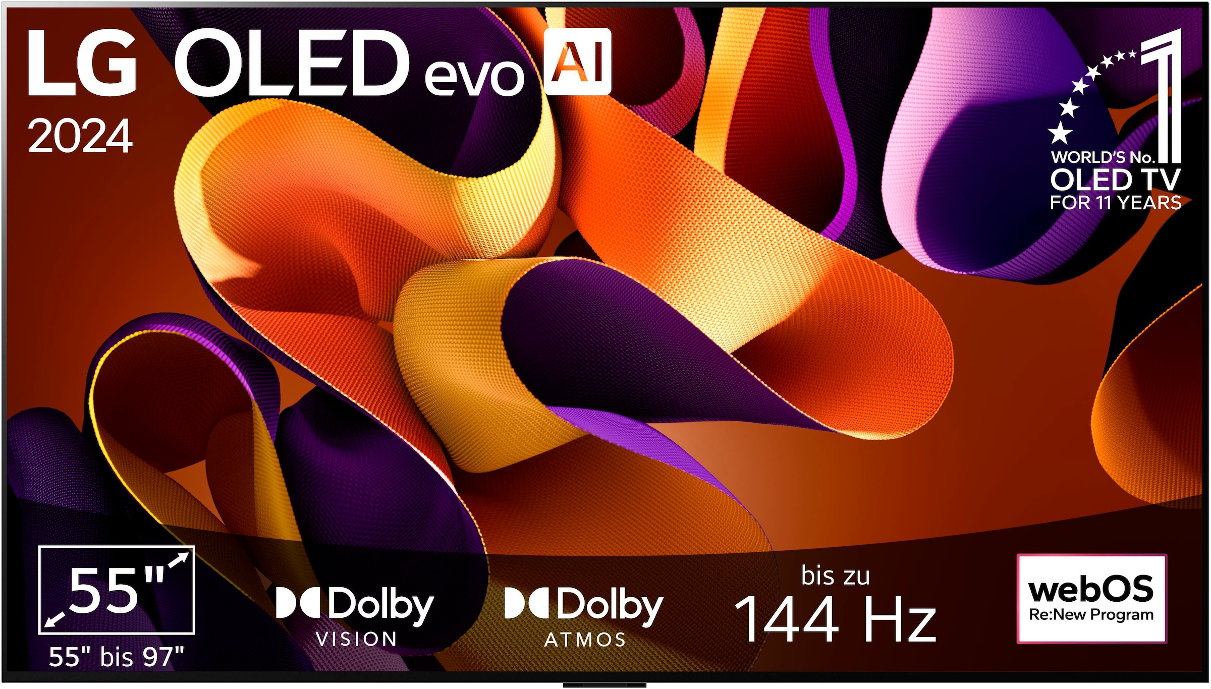 OLED-Fernseher »OLED55G48LW«, 4K Ultra HD, Smart-TV