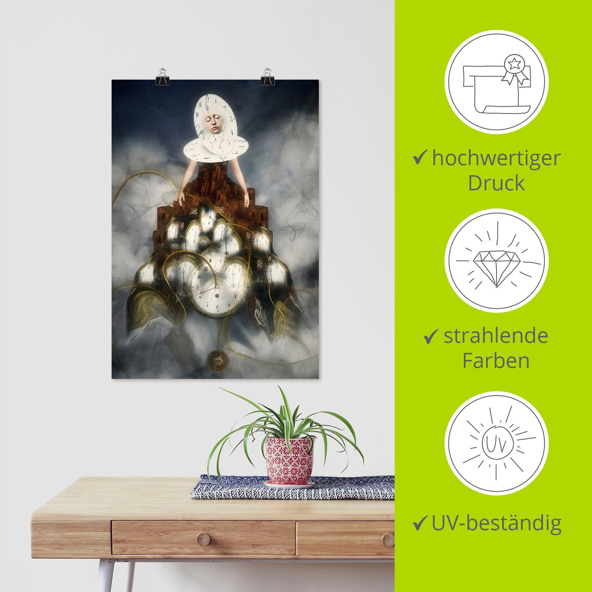 Artland Wandbild »Langeweile«, klassische Fantasie, (1 St.), als Alubild, Leinwandbild, Wandaufkleber oder Poster in versch. Größen