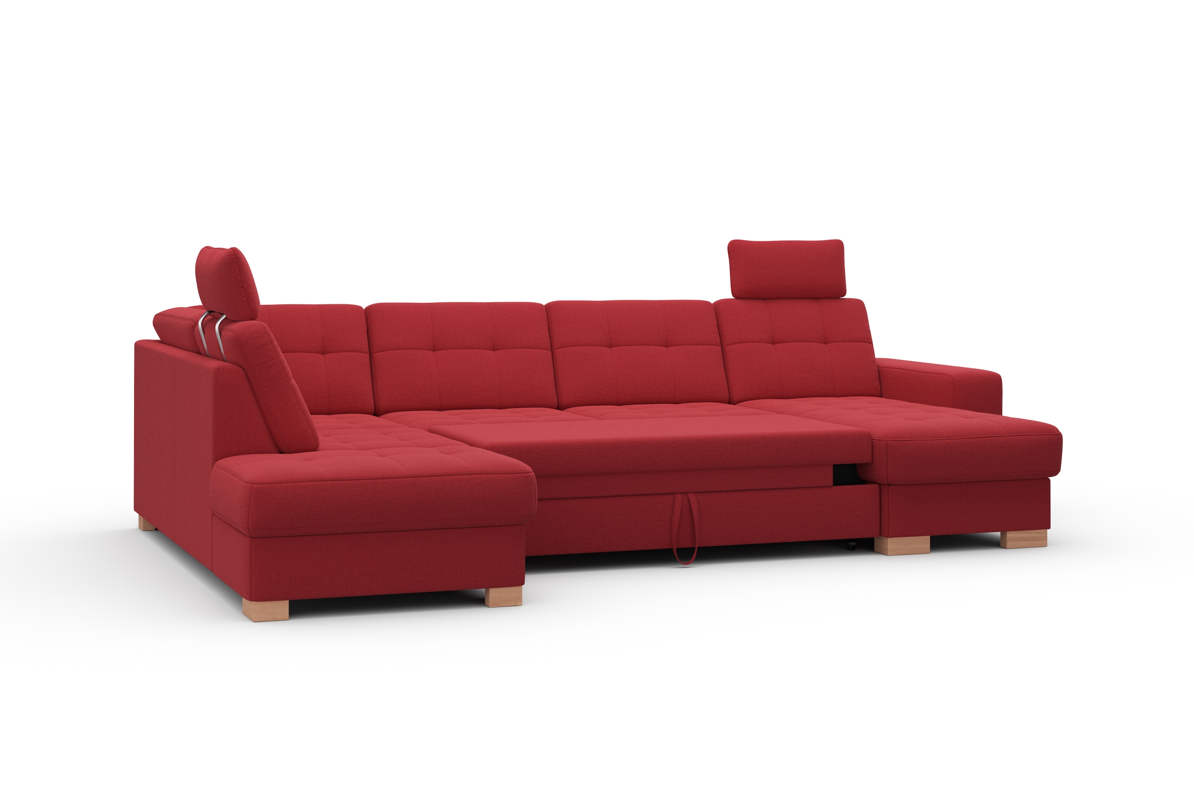 sit&more Wohnlandschaft »Quincy U-Form«, wahlweise mit Bettfunktion und Bettkasten