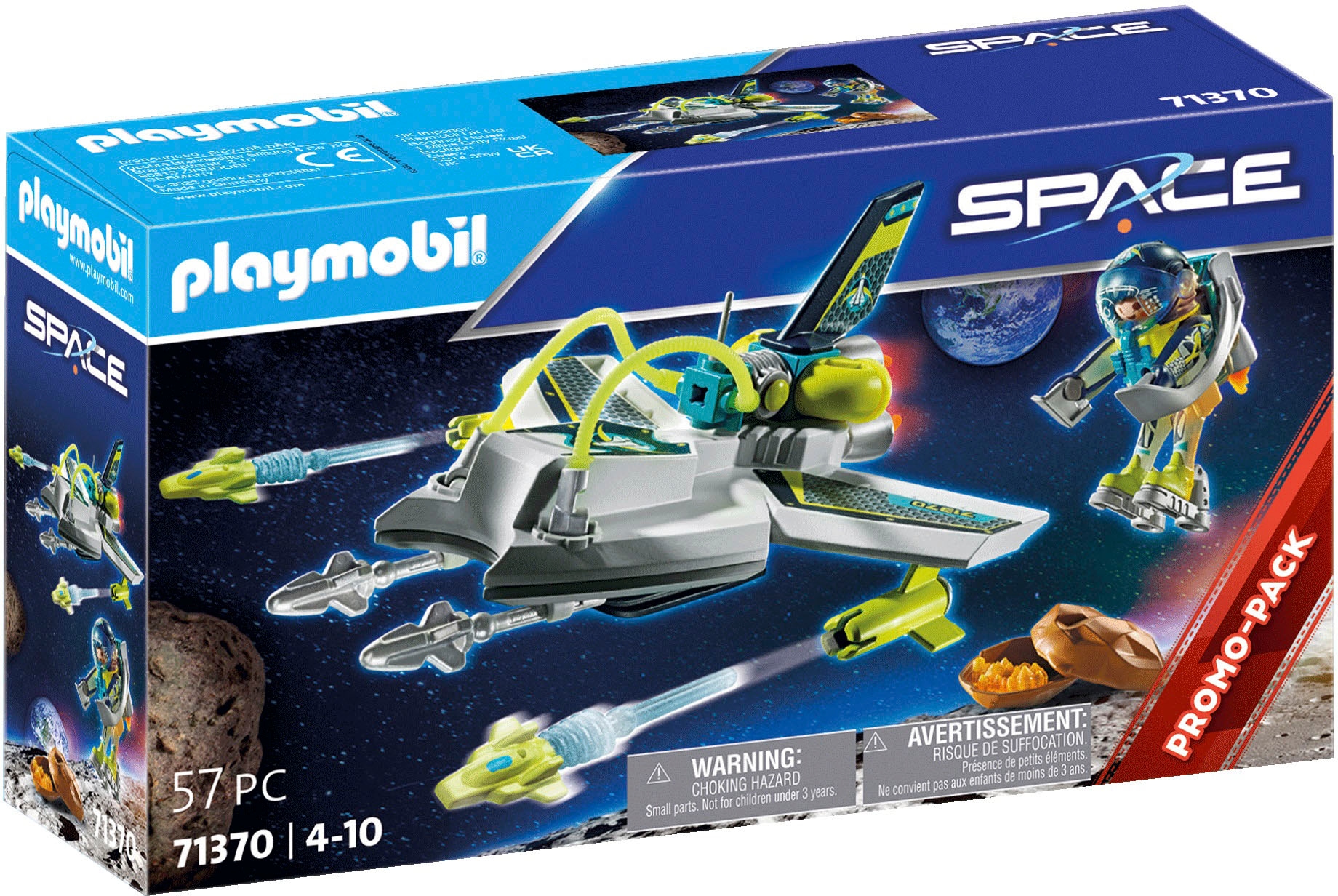 Playmobil® Konstruktions-Spielset »Hightech Space-Drohne (71370), Space«, (57 St.)