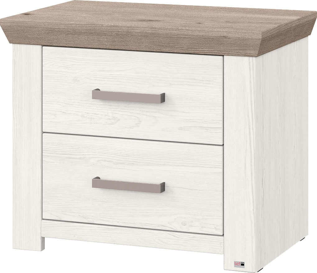set one by Musterring Nachtkommode »York Schlafen« 1 Stk. tlg. mit zwei Sch günstig online kaufen