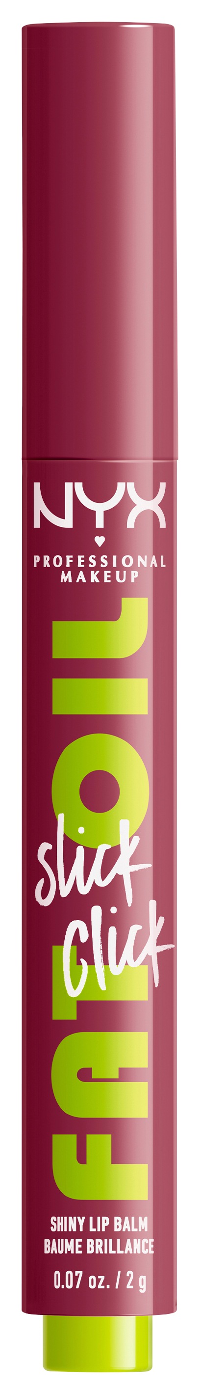 NYX Lippenstift »Professional Makeup Fat Oil Slick Click« rot Lippenstift für intensive Farbe und Feuchtigkeit