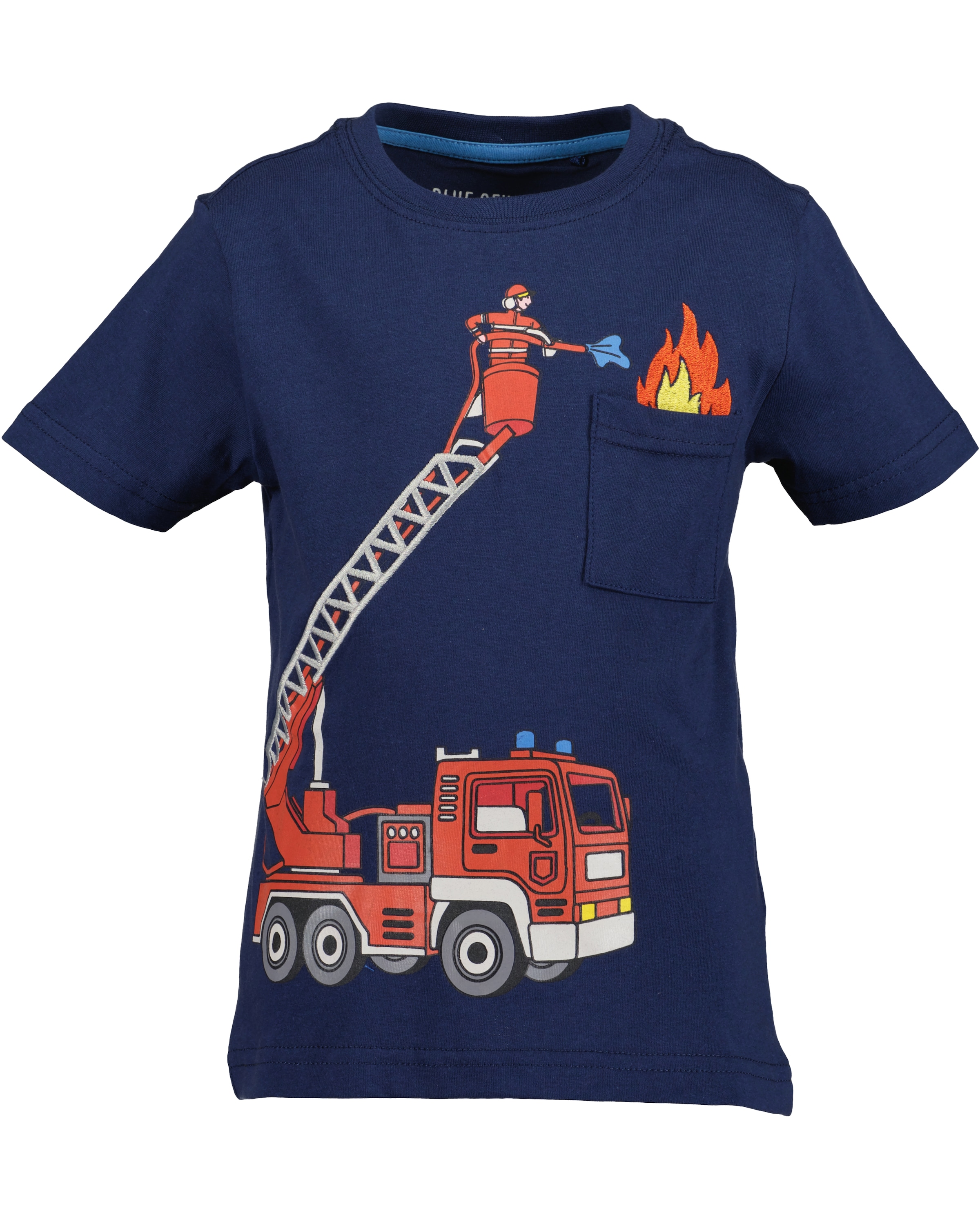 Blue Seven Kurzarmshirt Packung, 2 Stk. tlg. mit coolen Frontmotiven