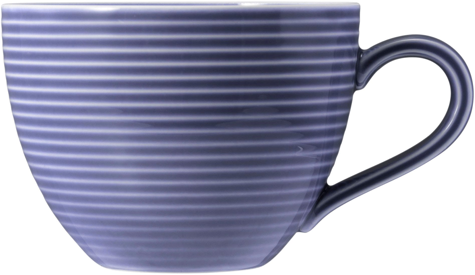 Seltmann Weiden Kaffeeservice »Geschirr-Set, 18 Teile, Beat«, (Set, 18 tlg., 6x Kaffeeobertasse, 6x Kombi-Untertasse, 6x Frühstücksteller), Tassen, Untertassen, Teller, Made in Germany, 18 Teile, für 6 Personen