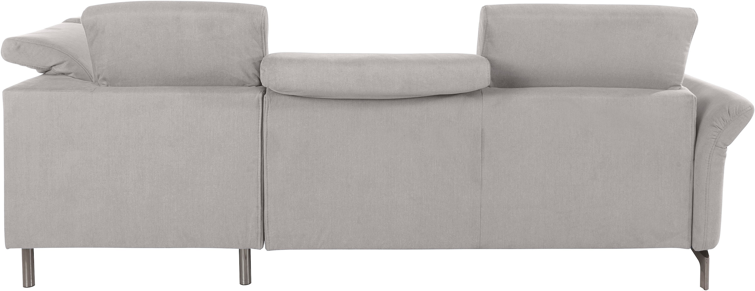 INOSIGN Ecksofa »Fresh L-Form«, Federkern, wahlweise Kopfteilverstellung und motorischer Vorziehsitz