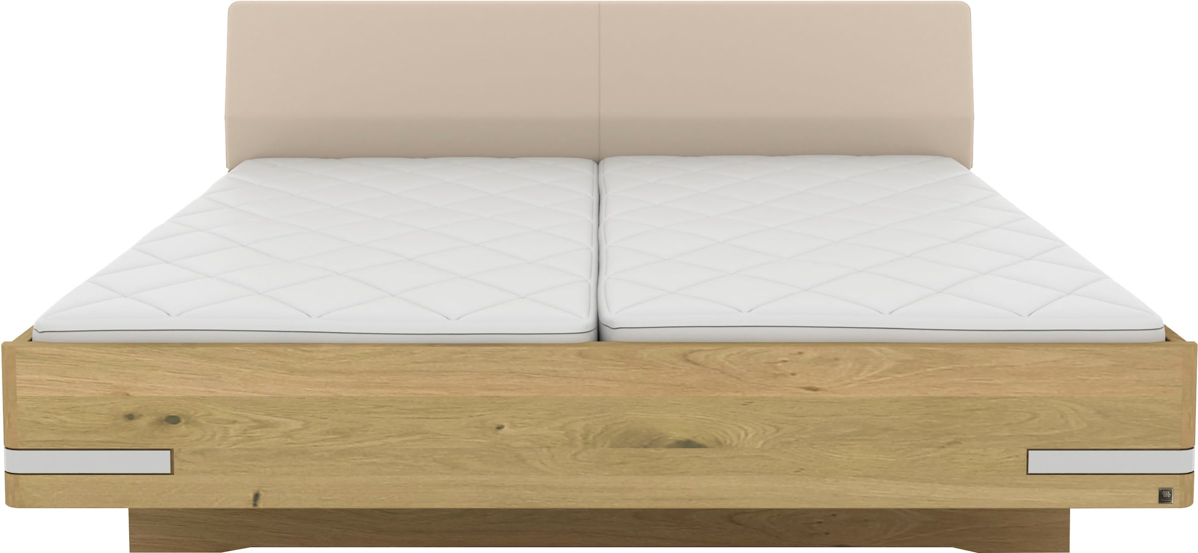 Musterring Holzbett »Savona, Bettgestell, Bettrahmen, teilmassiv Bianco-Eic günstig online kaufen