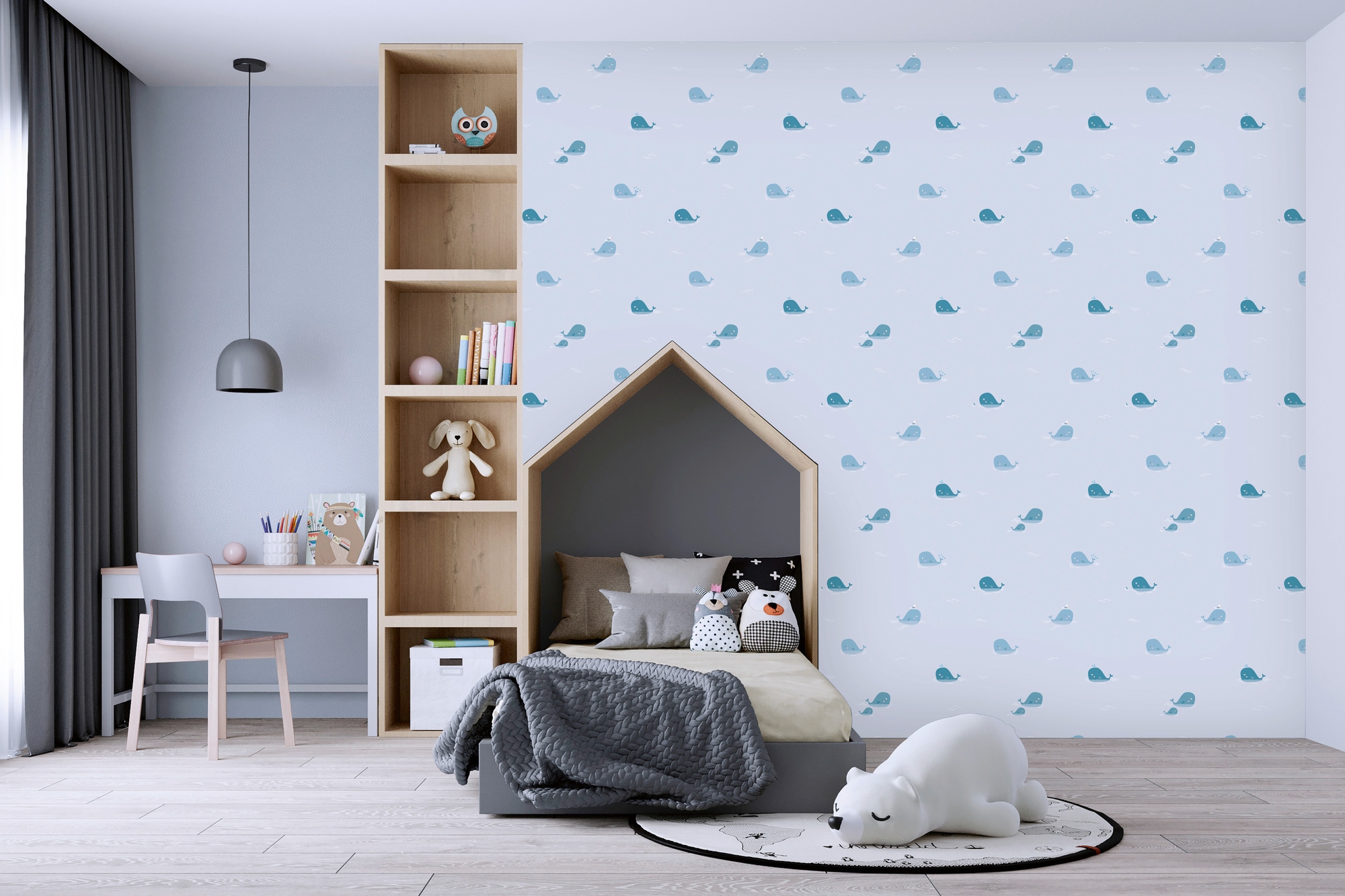 A.S. Création Vliestapete »Little Love«, Motiv-abstrakt-naturalistisch, Kindertapete Tapete Tier Tapeten Kinderzimmer modern Design Wandtapete