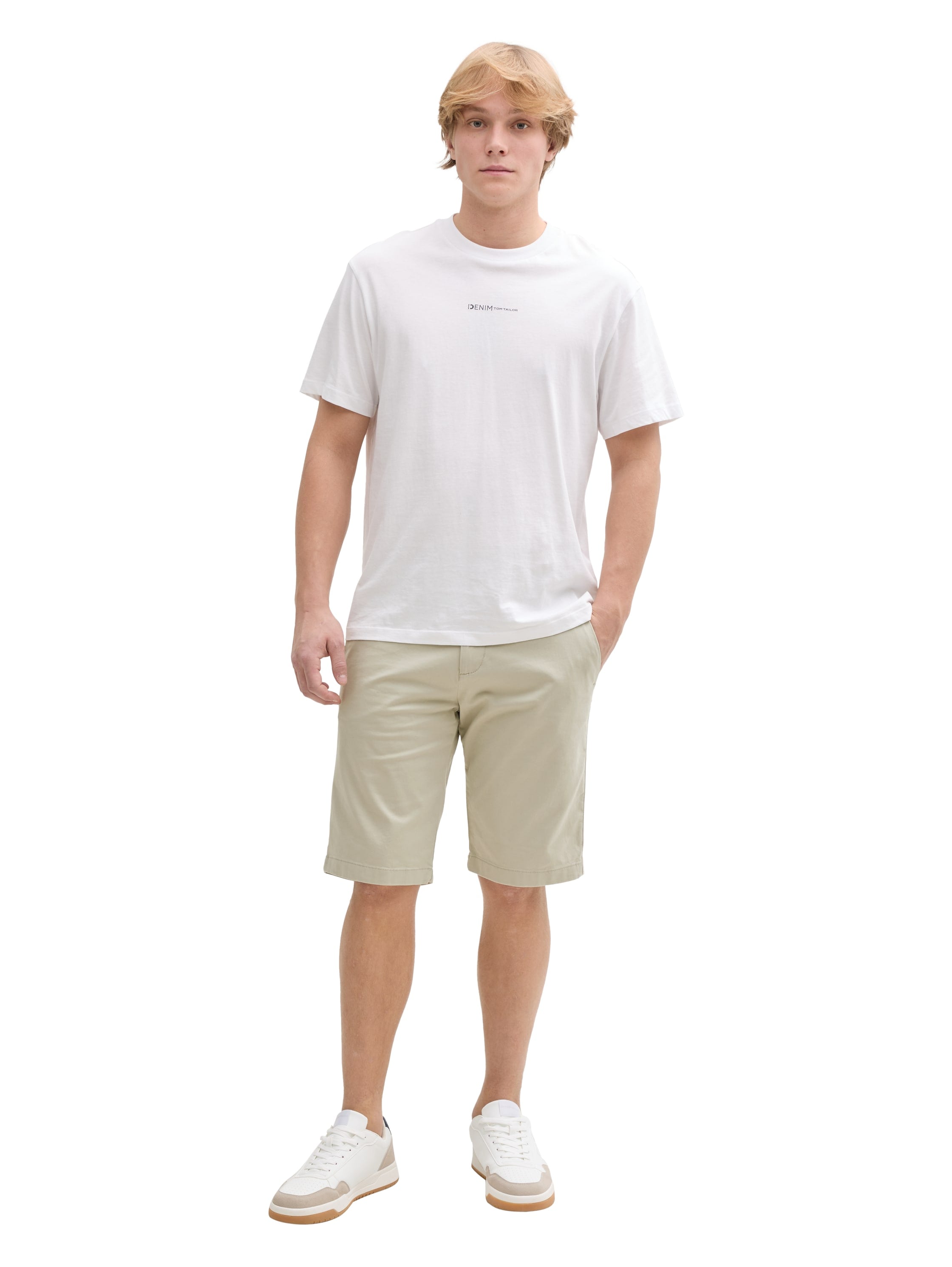 TOM TAILOR Denim Chinoshorts, Sommerhose mit Taschen