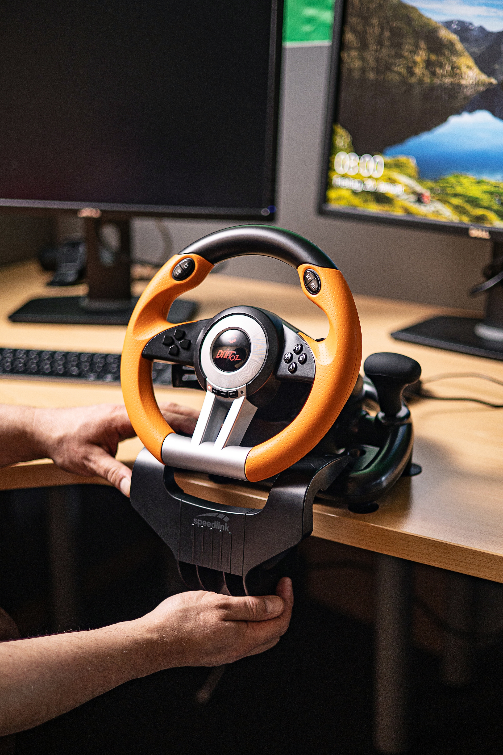 Speedlink Halterung »TABLE MOUNT Lenkrad Halterung für DRIFT O.Z./ TRAILBLAZER Racing Wheel«, Tischhalterung mit Handschraube bis 40mm Tischdicke