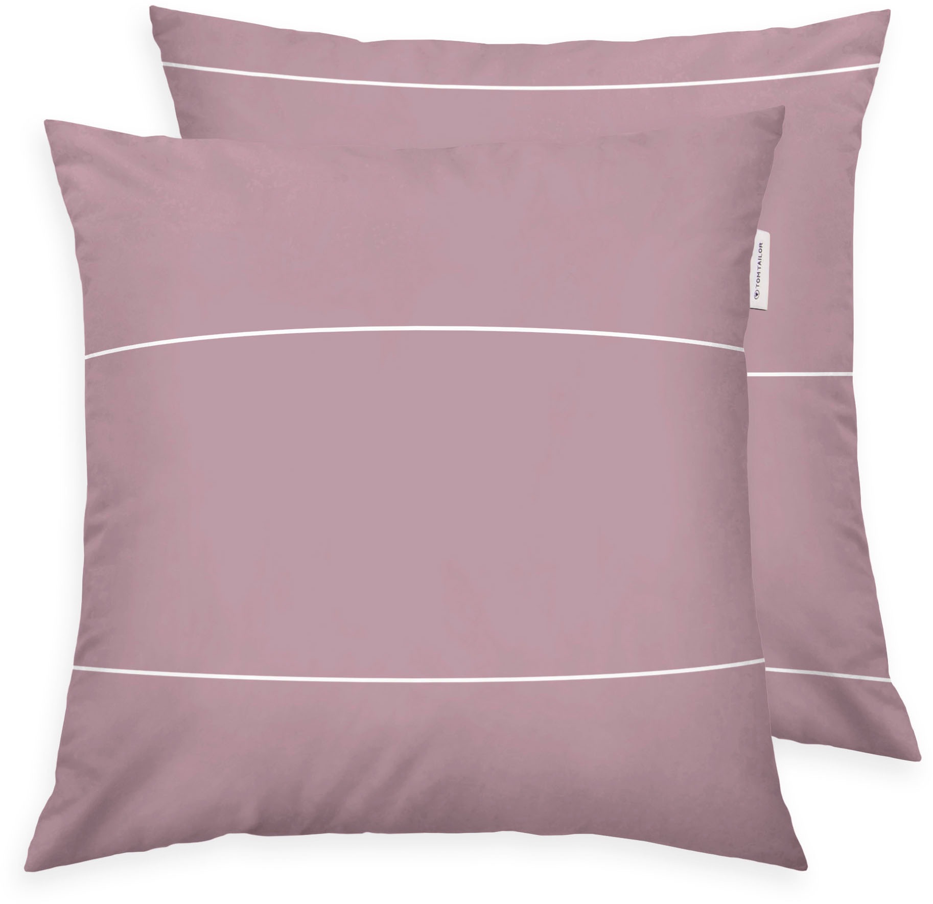 TOM TAILOR HOME Kissenbezug »Bold Check« in Soft-Renforcé Qualität