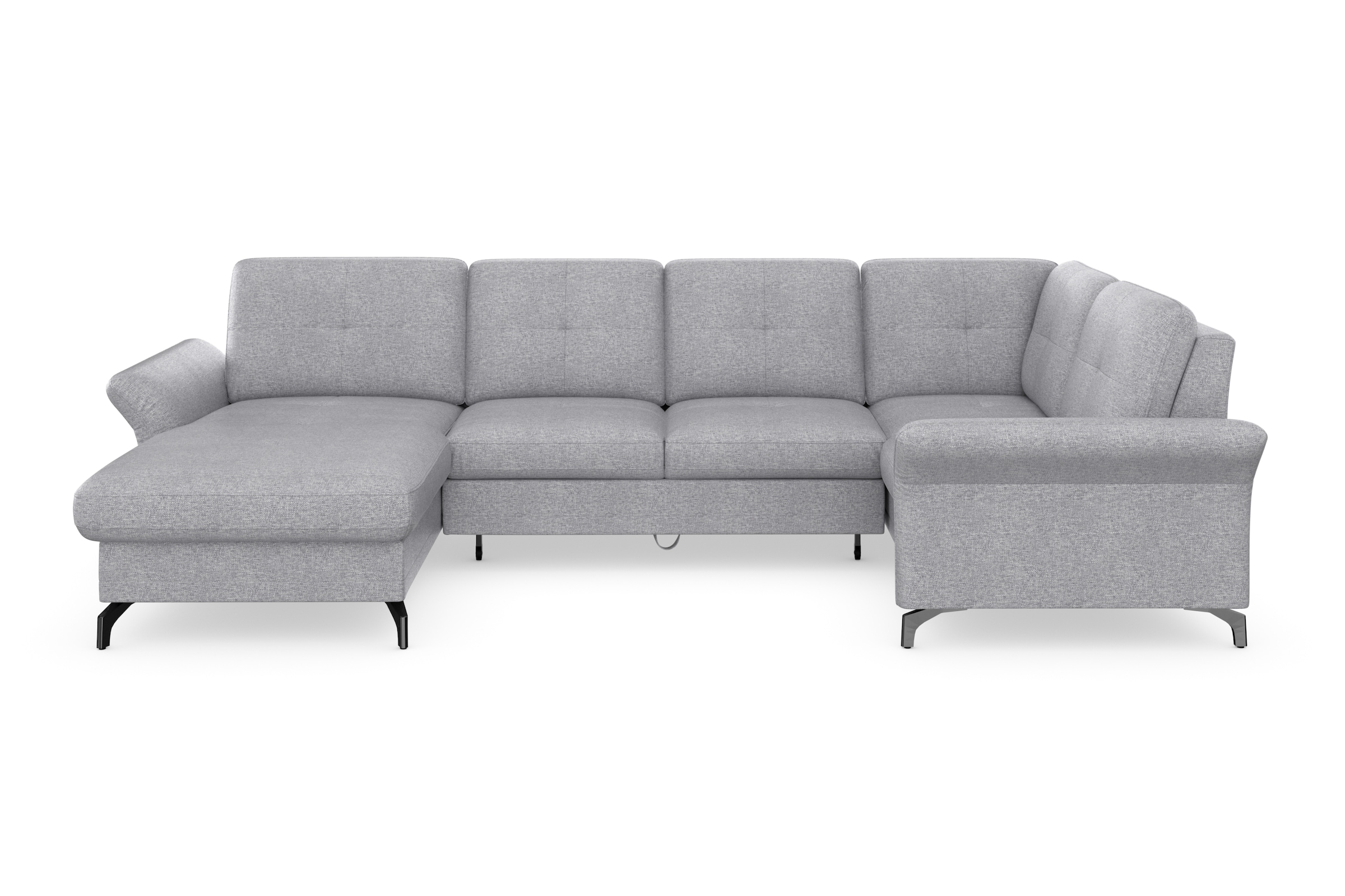 Home affaire Wohnlandschaft »Calando U-Form« wahlweise mit Bettfunktion, Be günstig online kaufen