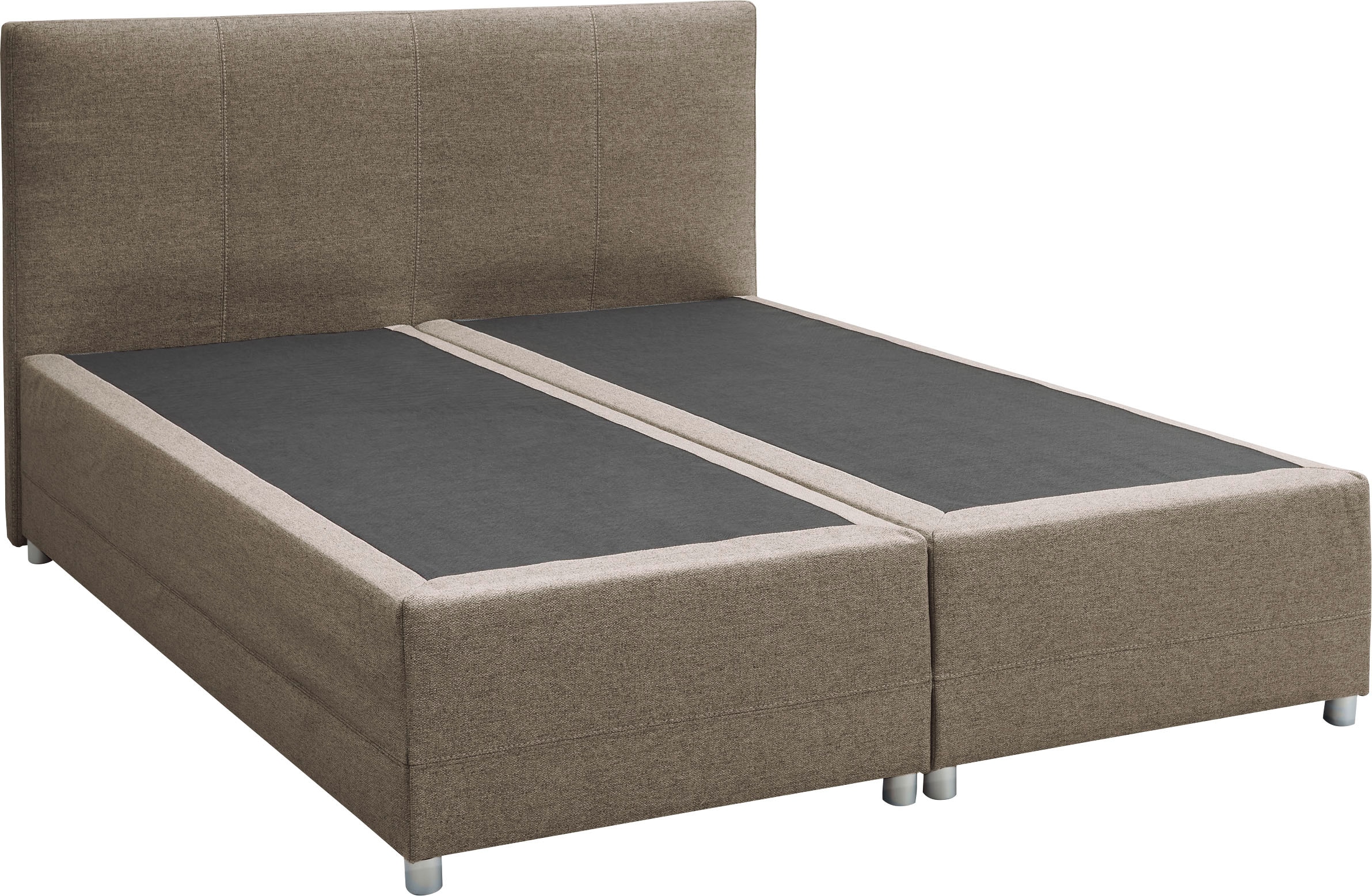 ED EXCITING DESIGN Boxspringbett »Luanda«, wahlweise mit Matratze und Toppe günstig online kaufen