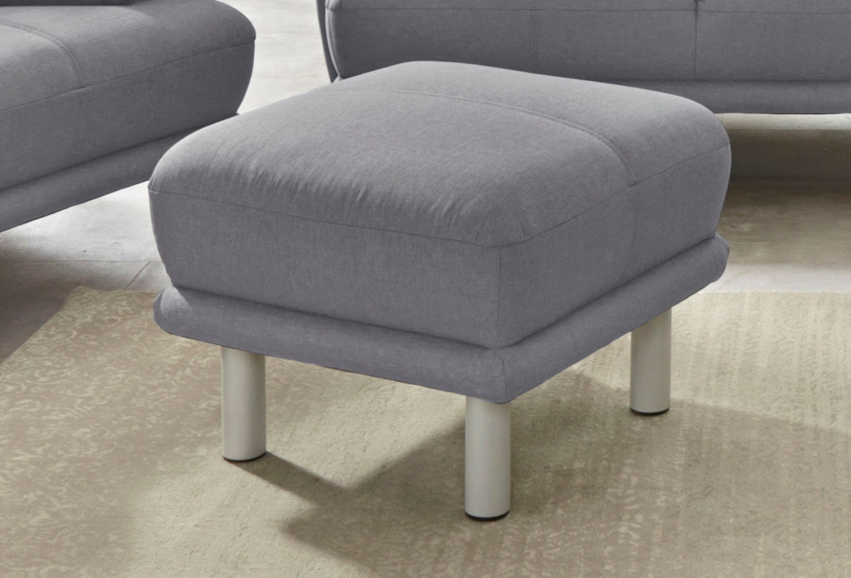 TRENDMANUFAKTUR Hocker »Cecilia II, modern und elegant, B/T 66/66cm« günstig online kaufen