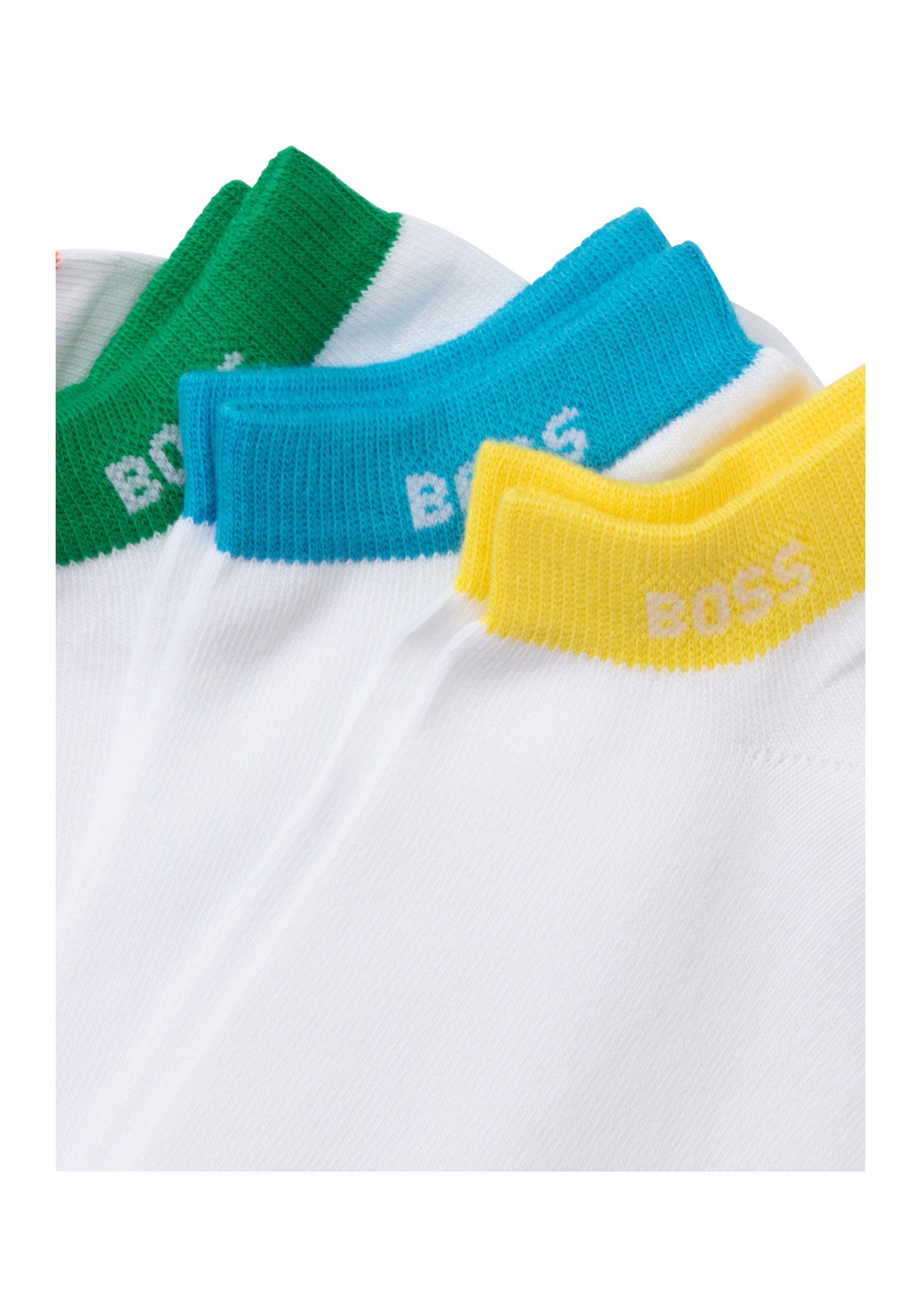 BOSS Socken »5P AS Rainbow CC«, (Packung, 5 Paar), mit Markenlogo