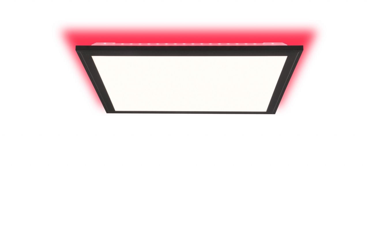 RGB-Backlight, bestellen 1 2400 Panel Brilliant LED lm, dimmbar, x Rechnung Fernbed., CCT, »Allie«, schwarz auf cm, 40 40 flammig-flammig,