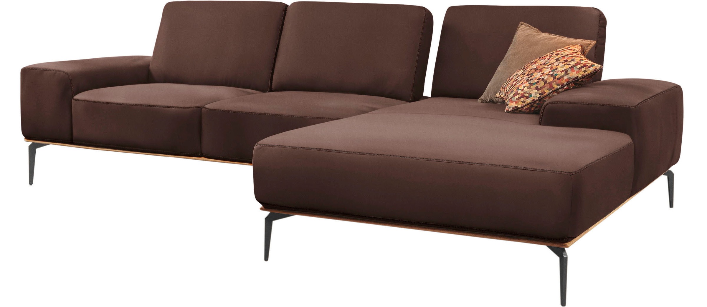 W.SCHILLIG Ecksofa "run, Designsofa mit tollem Sitzkomfort, bequem, L-Form" günstig online kaufen