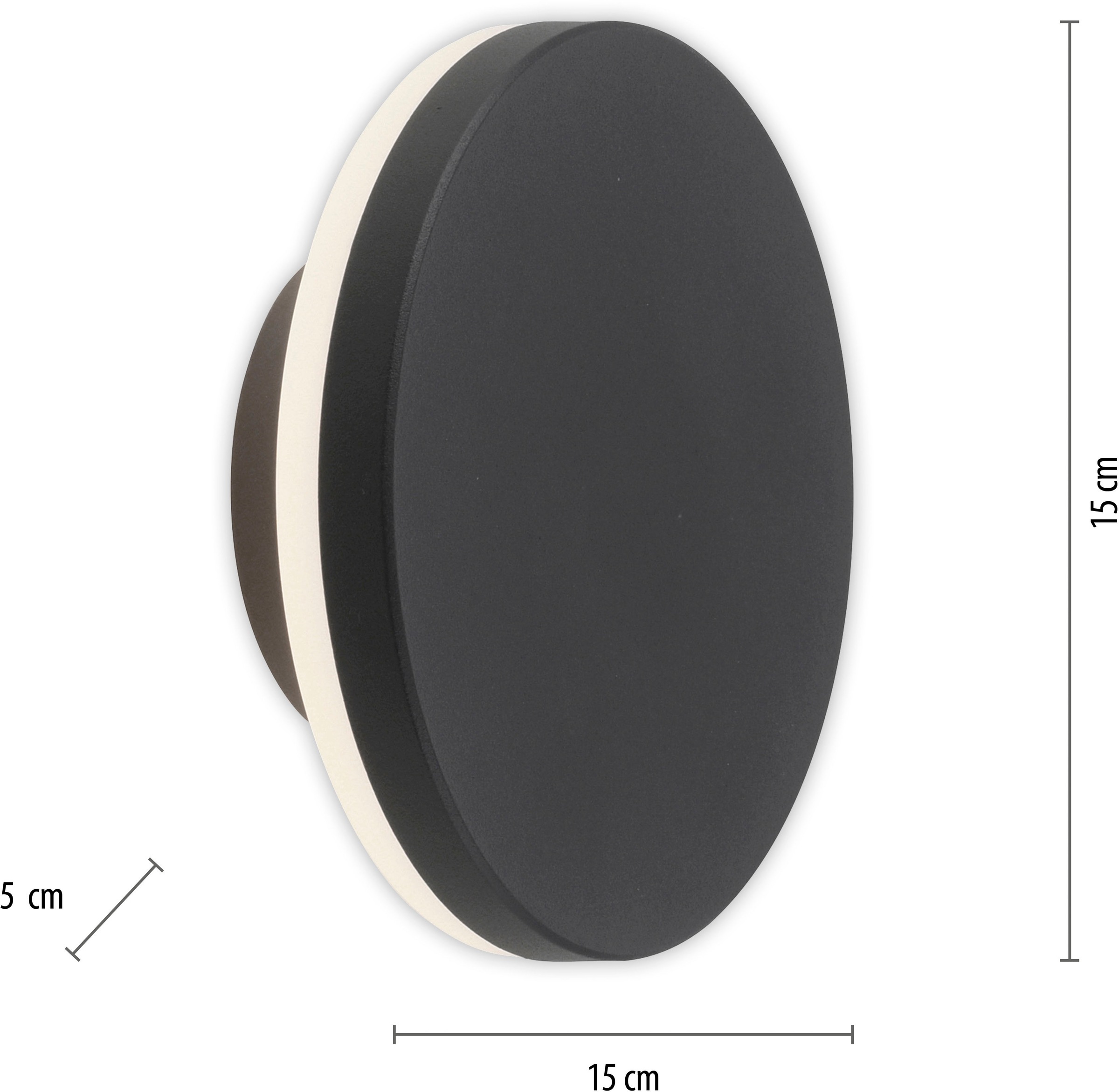 Paul Neuhaus Außen-Wandleuchte »PUNTUA«, 1 flammig, Leuchtmittel LED-Board | LED fest integriert