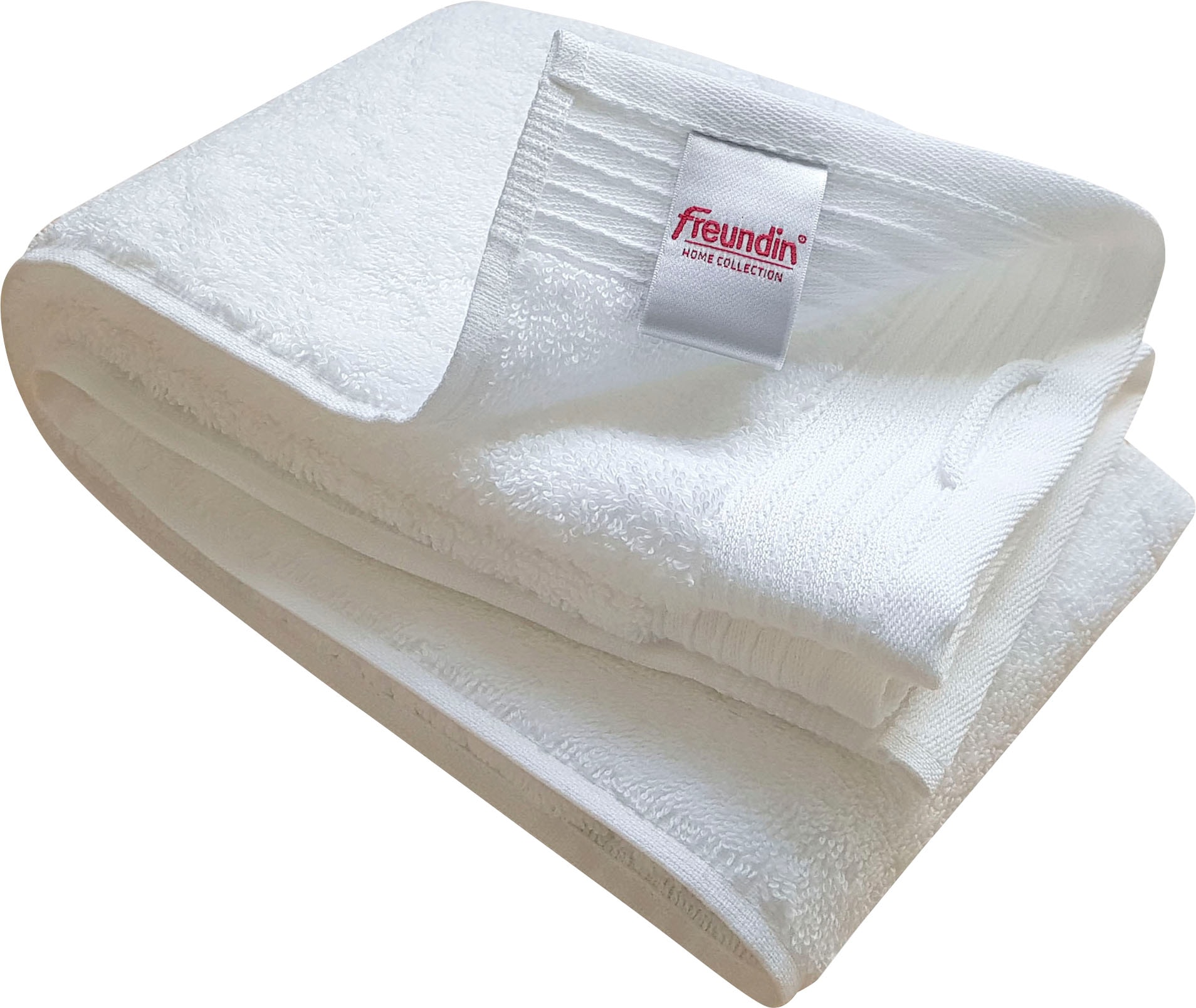 freundin Home Collection Gästehandtücher »Freundin Home Gästetücher«, (3 St., 3er Set Gästehandtücher 30 x 50 cm), mit geflochtener Kordel zum Aufhängen